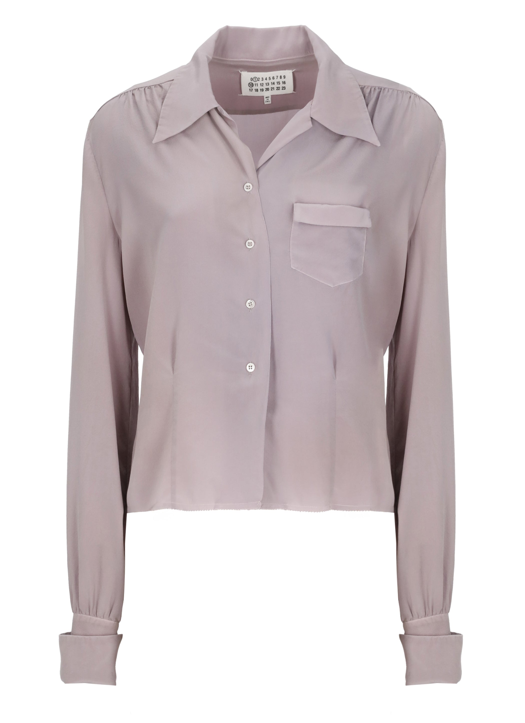 Maison Margiela Shirts Pink Silk