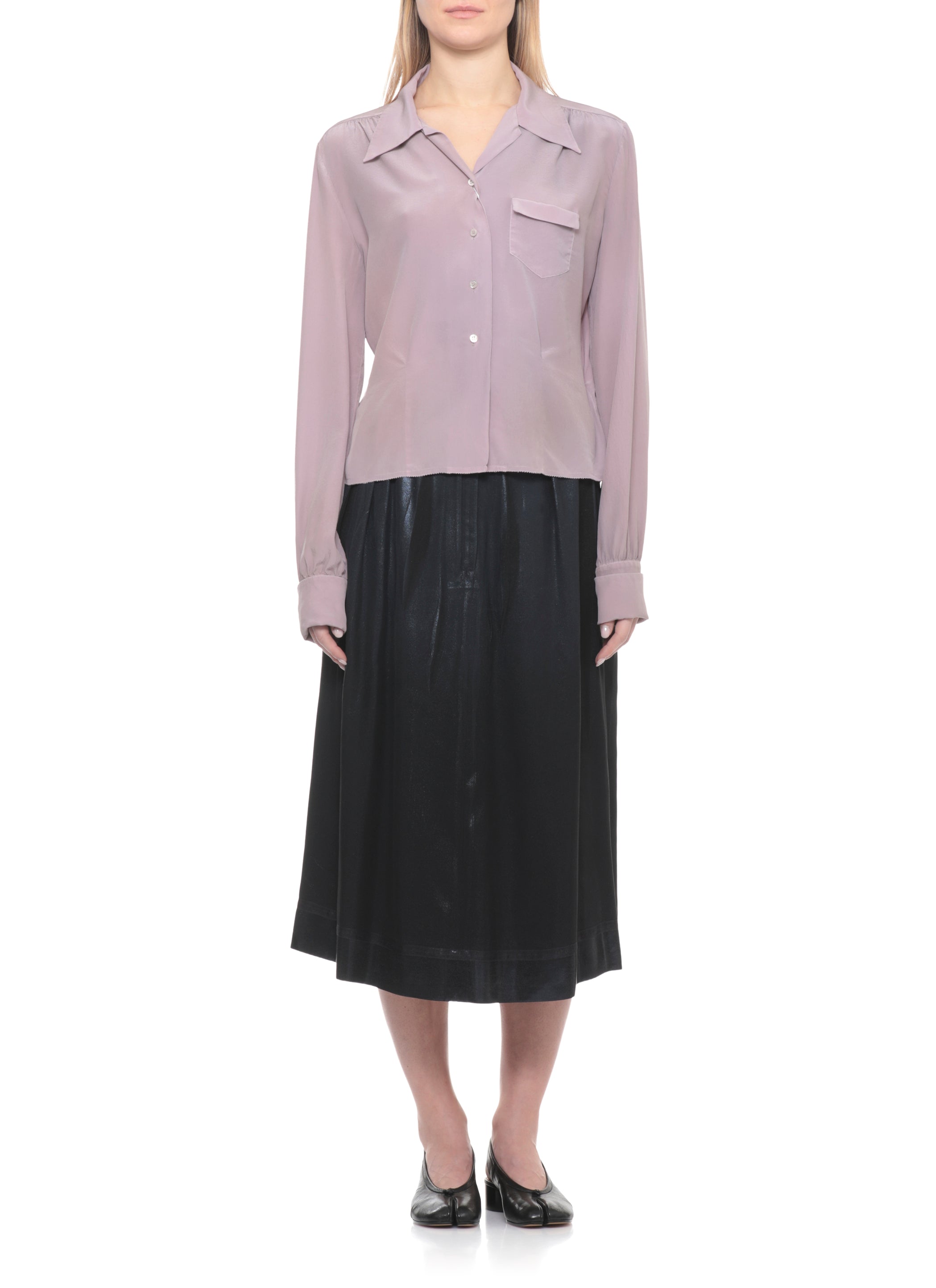 Maison Margiela Shirts Pink Silk