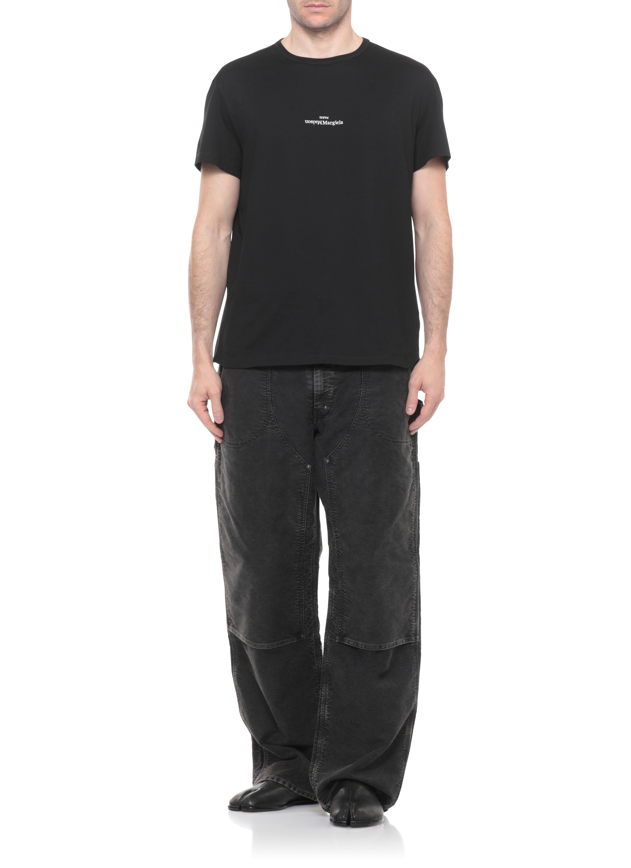 Maison Margiela T-shirts and Polos Black Cotton