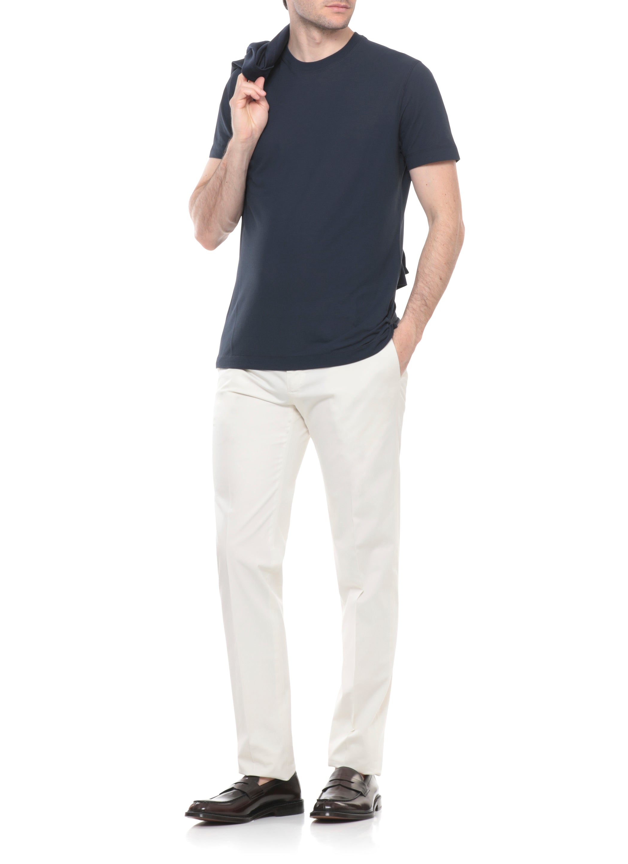 Incotex Trousers Ivory