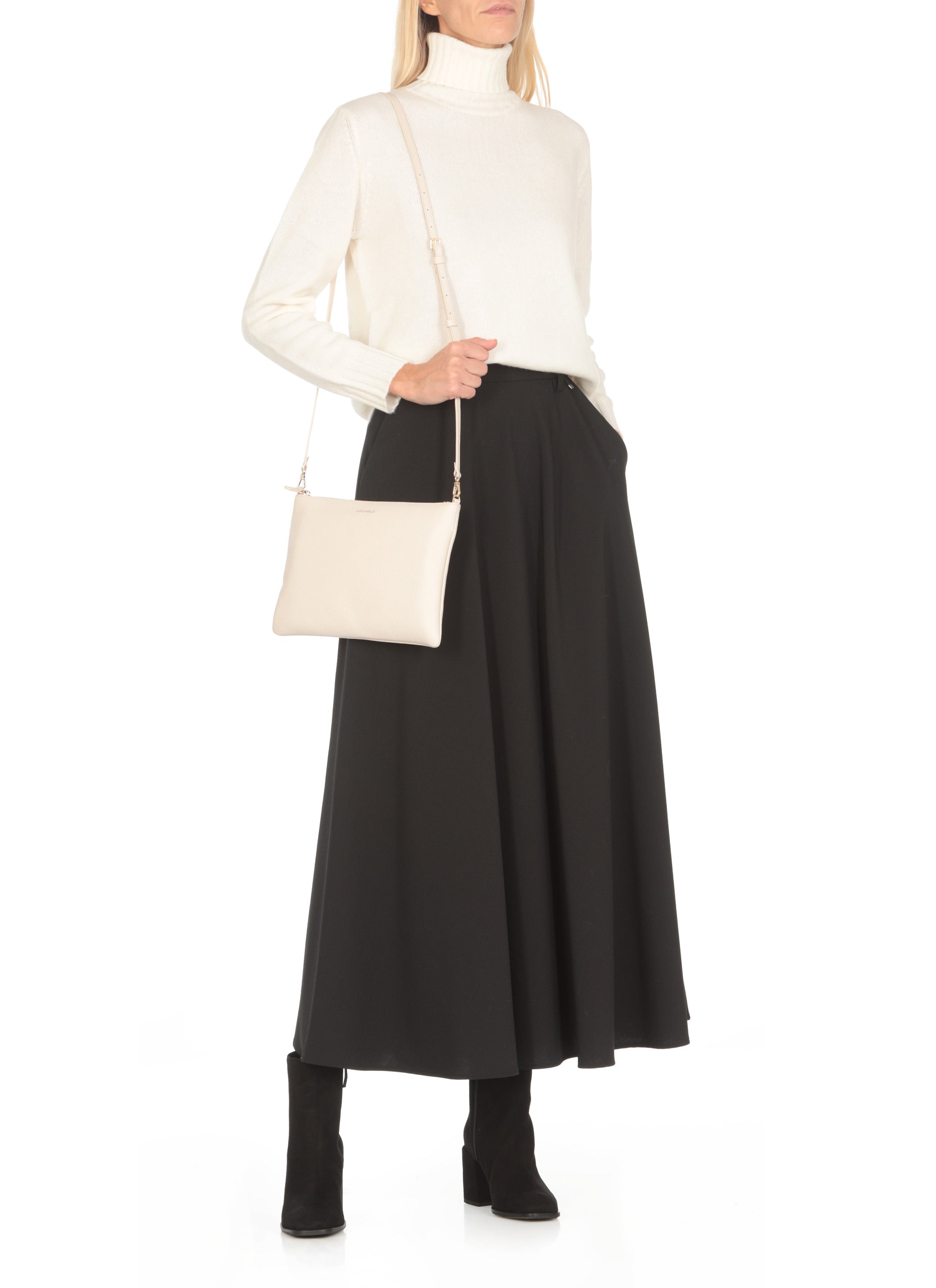 Coccinelle Bags Ivory Cow Leather Lining: Cotton
