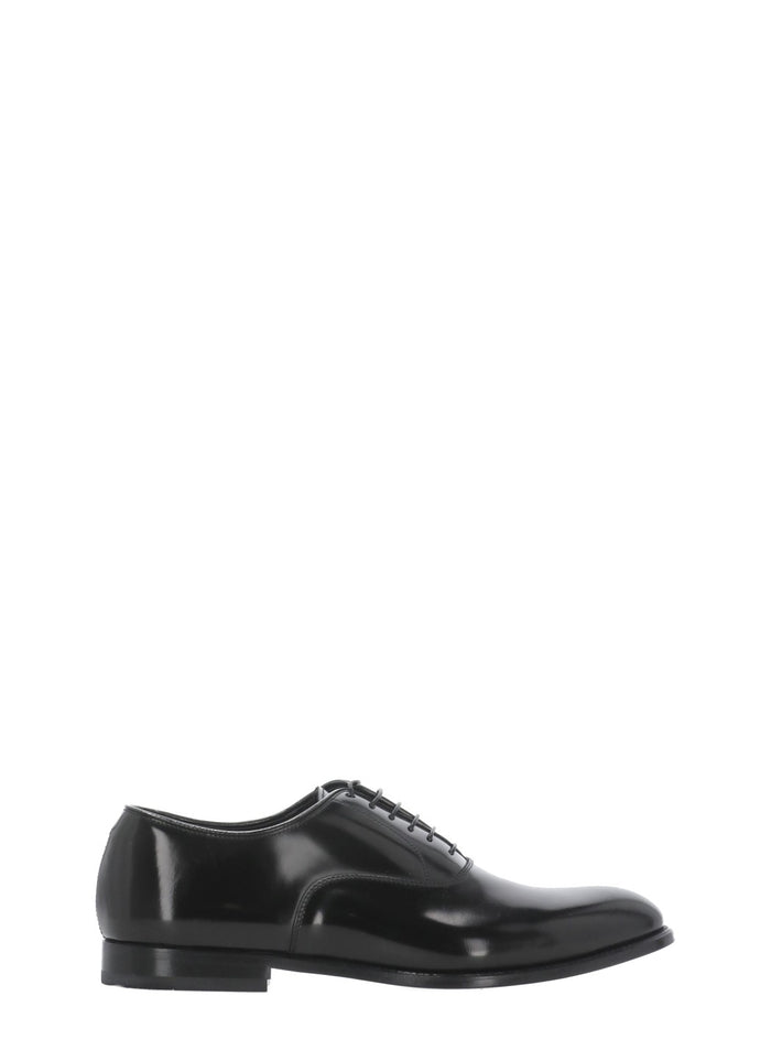 Doucals Flat shoes Black Calf Leather