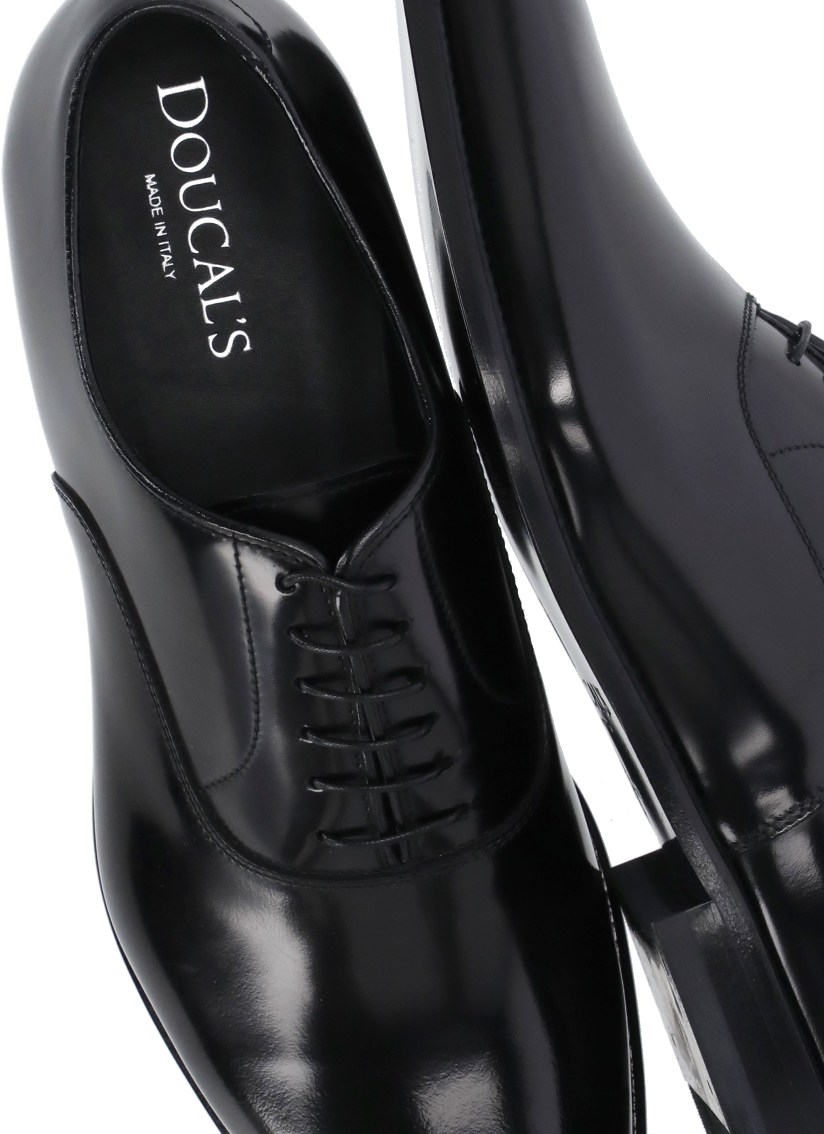 Doucals Flat shoes Black Calf Leather