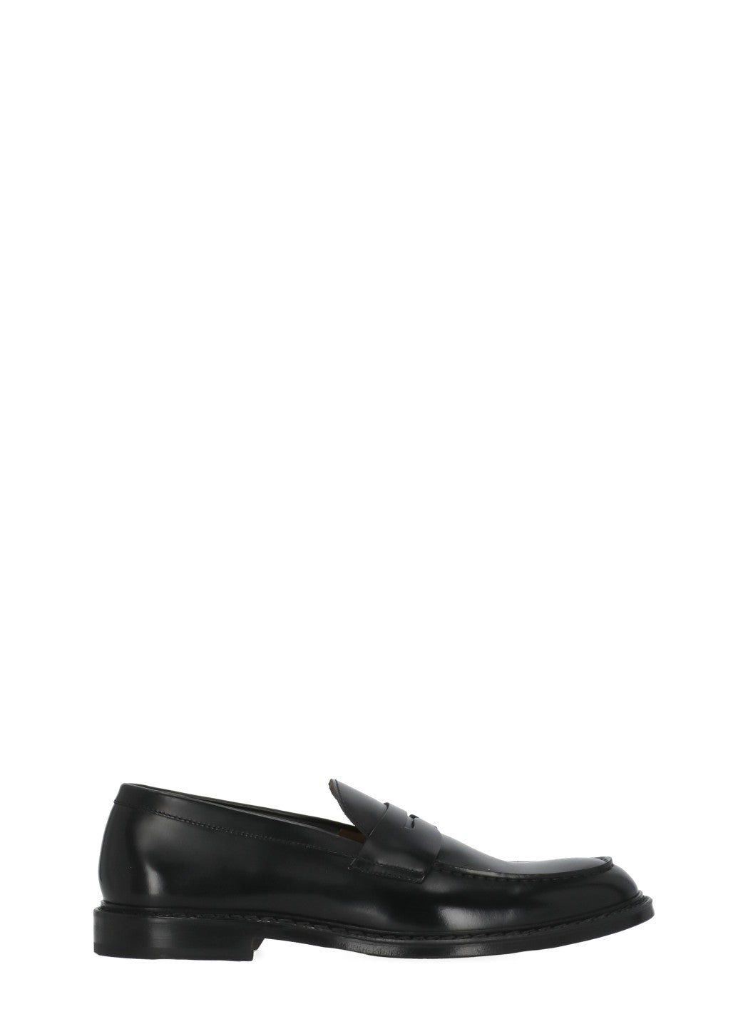 Doucals Flat shoes Black Calf Leather