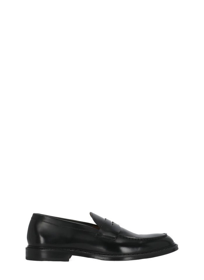Doucals Flat shoes Black Calf Leather