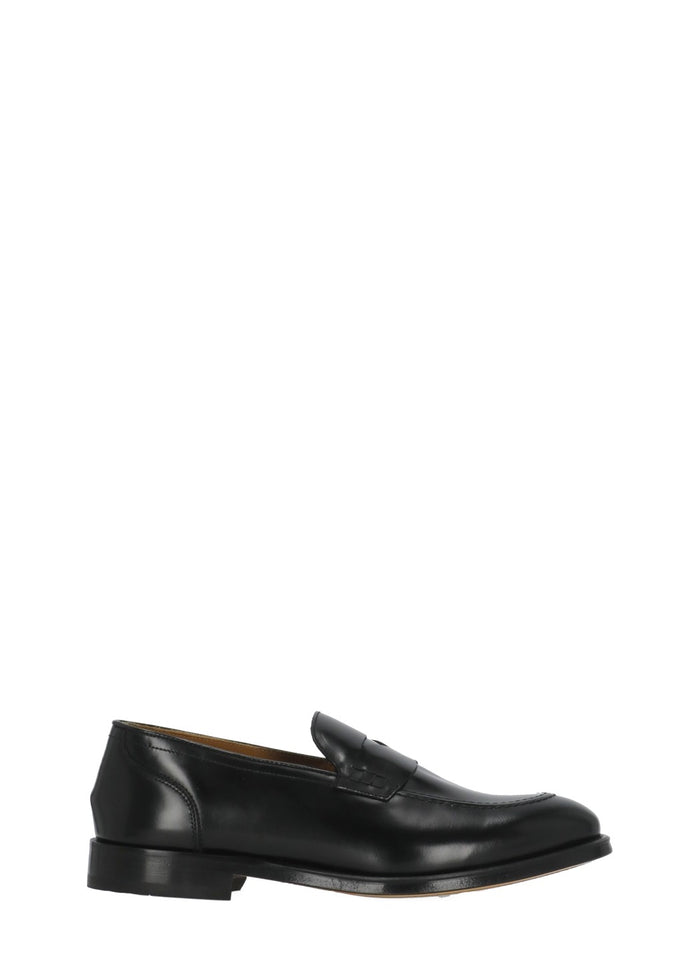 Doucals Flat shoes Black Calf Leather