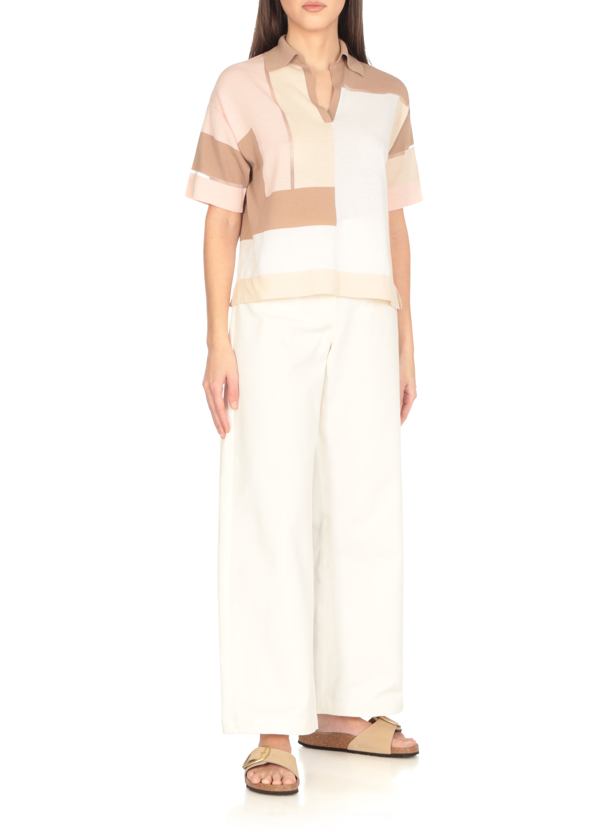 Birkenstock Sandals Beige Cow Leather Sole: Eva
