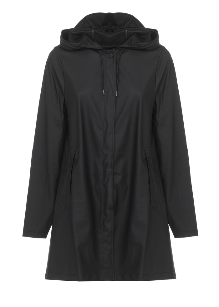 Rains Coats Black