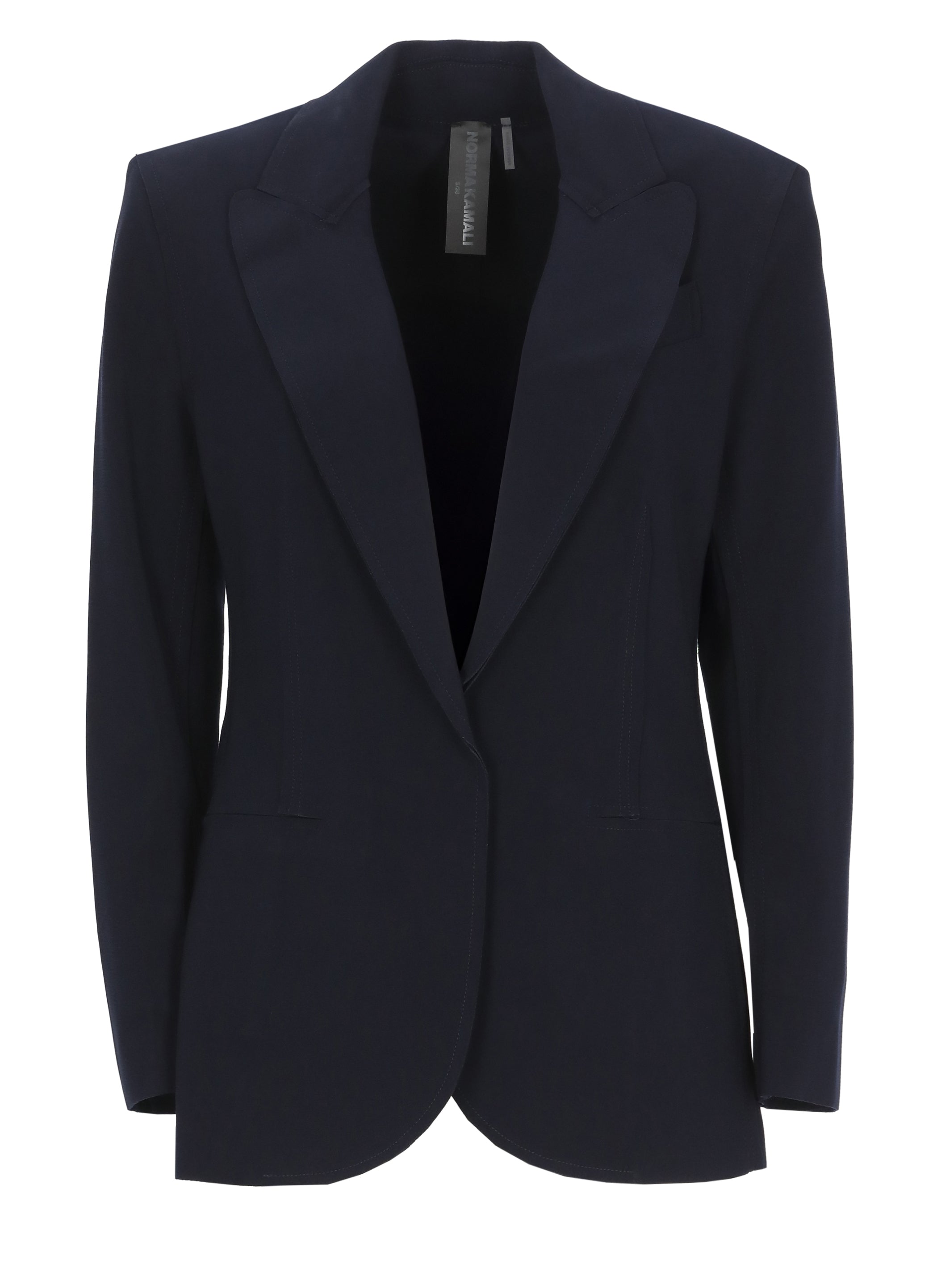 Norma Kamali Jackets Blue Polyester Elastane