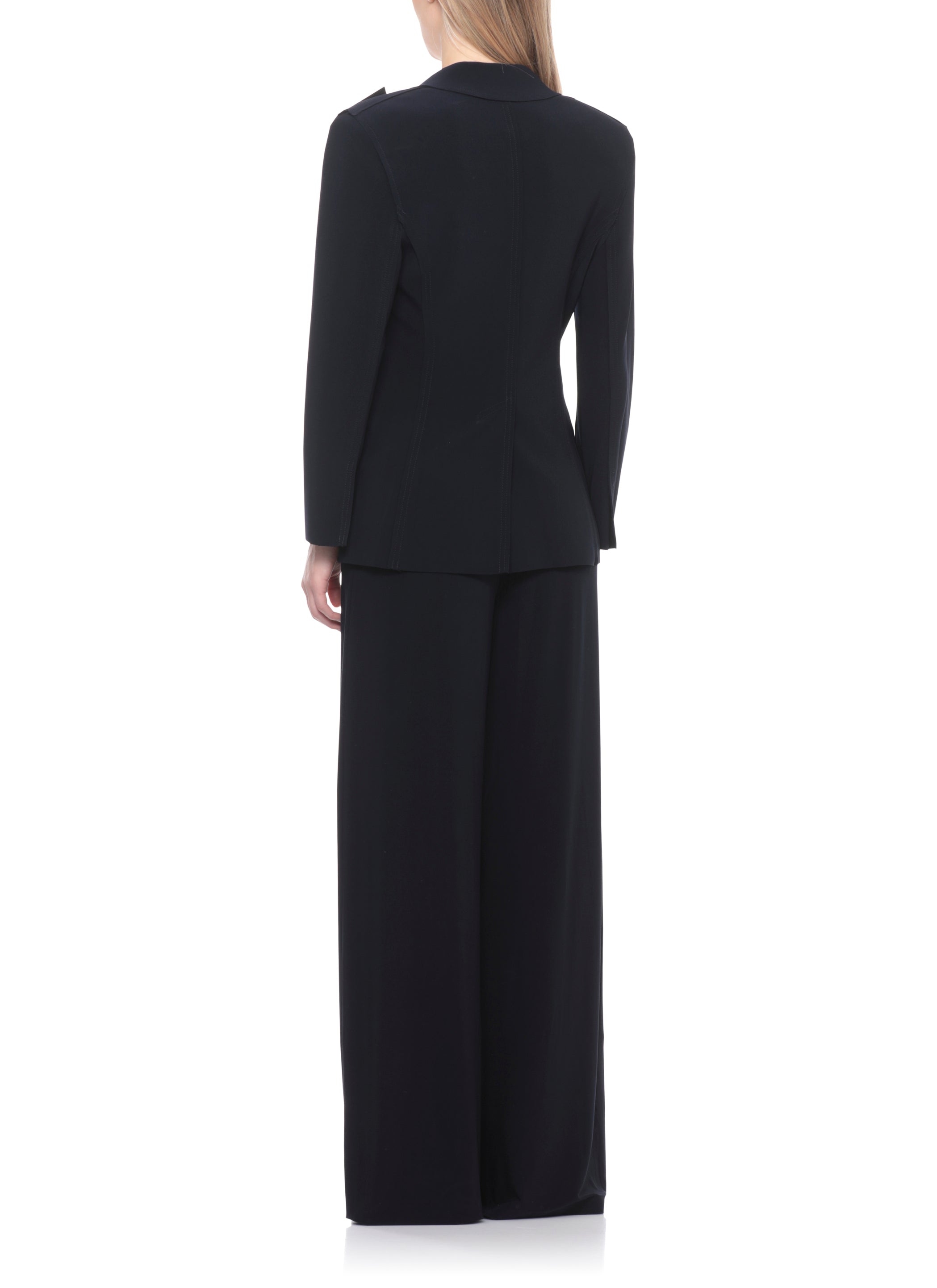 Norma Kamali Jackets Blue Polyester Elastane