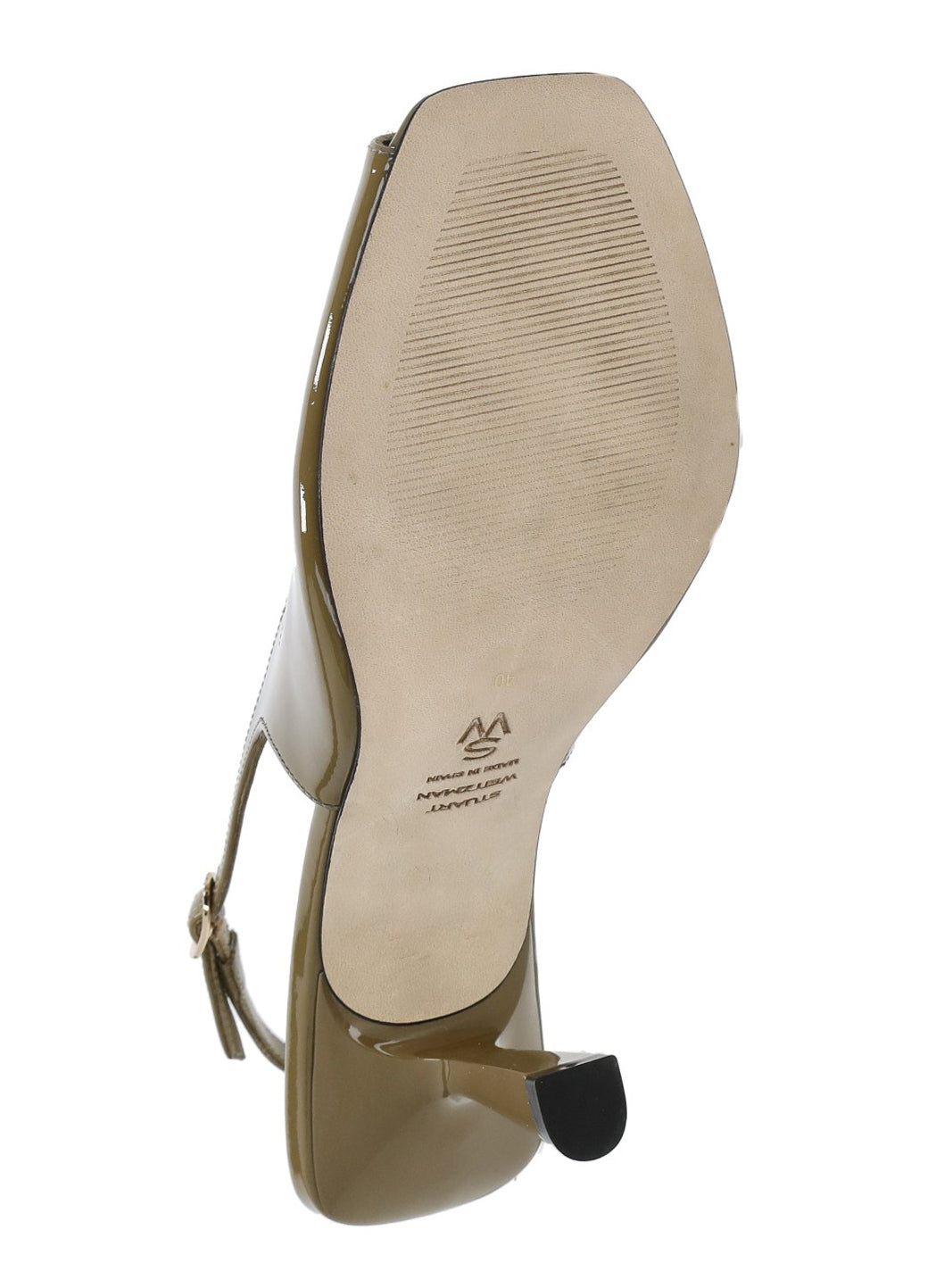 Stuart Weitzman With Heel Green Calf Leather