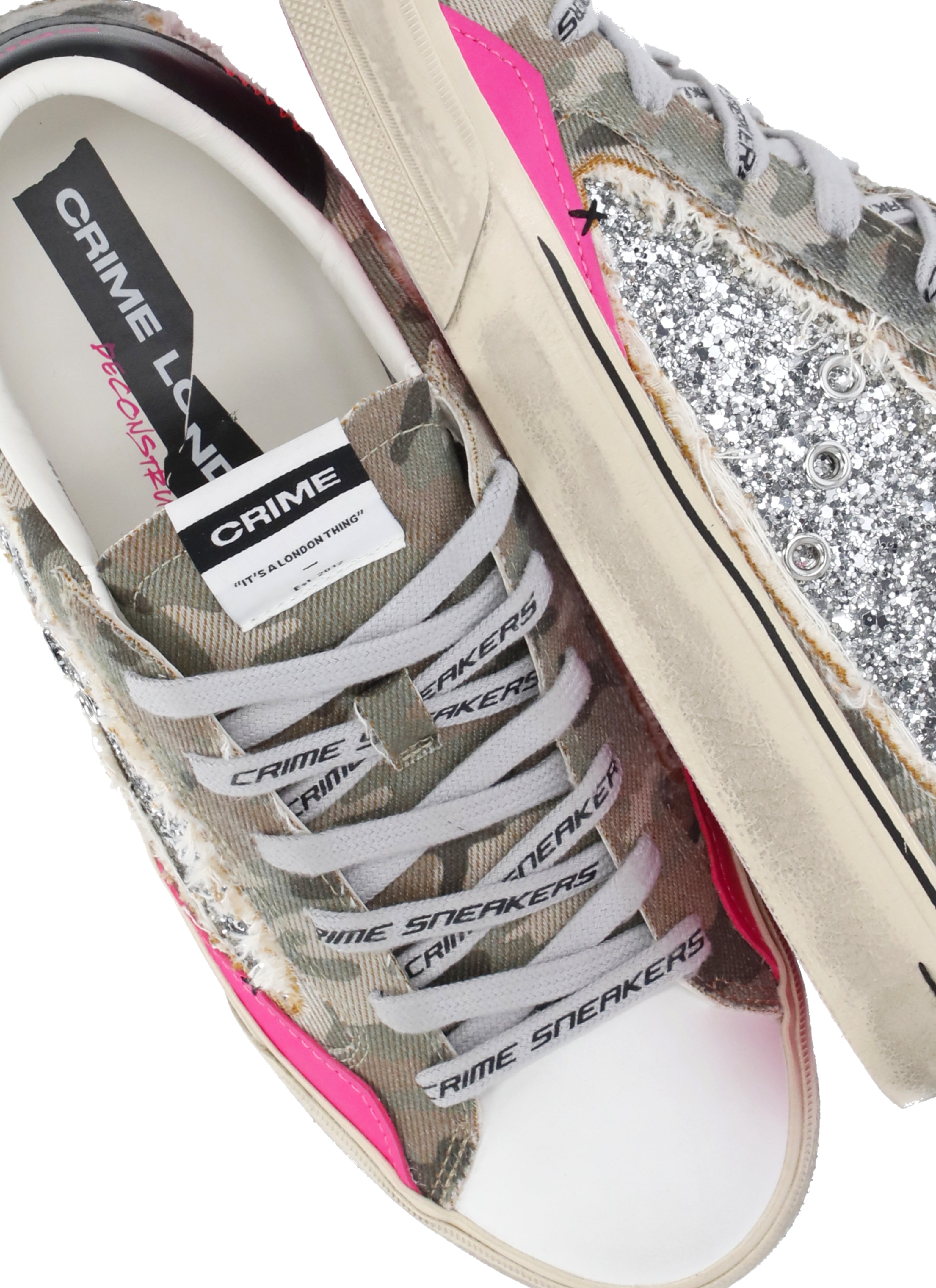 Crime London Sneakers MultiColour Cow Leather Sole: Rubber