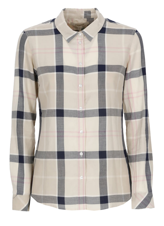 Barbour Shirts Beige Cotton