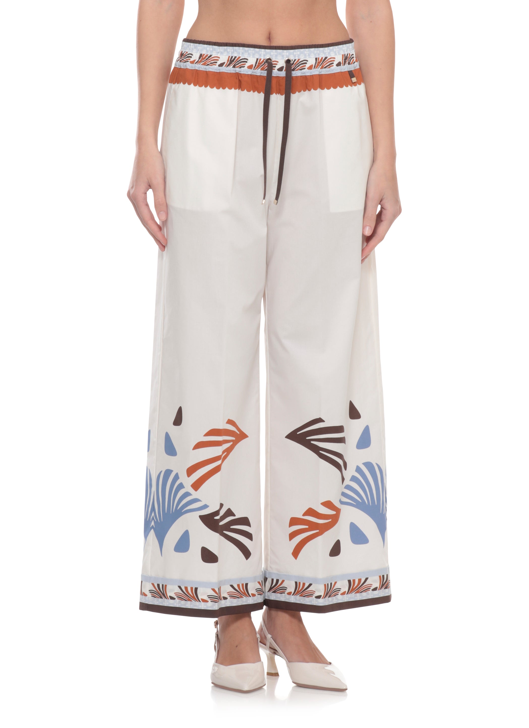 Herno Trousers Ivory