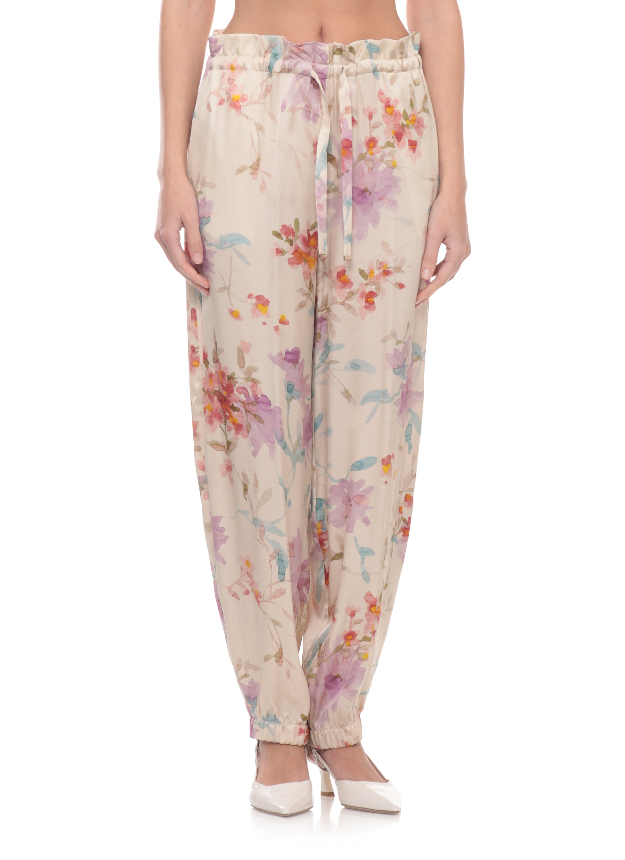 Herno Trousers Ivory