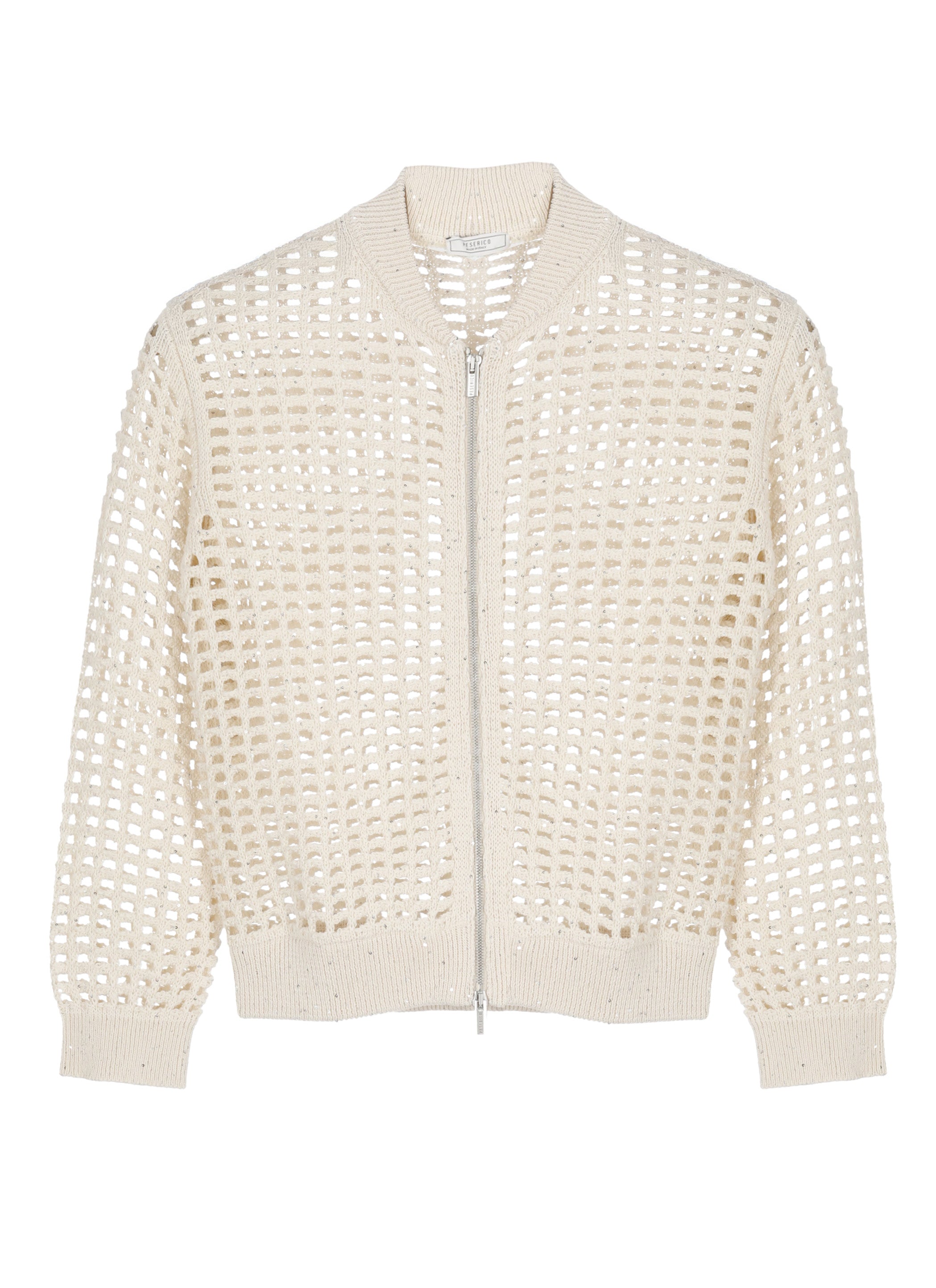 Peserico Sweaters Beige Cotton Polyester