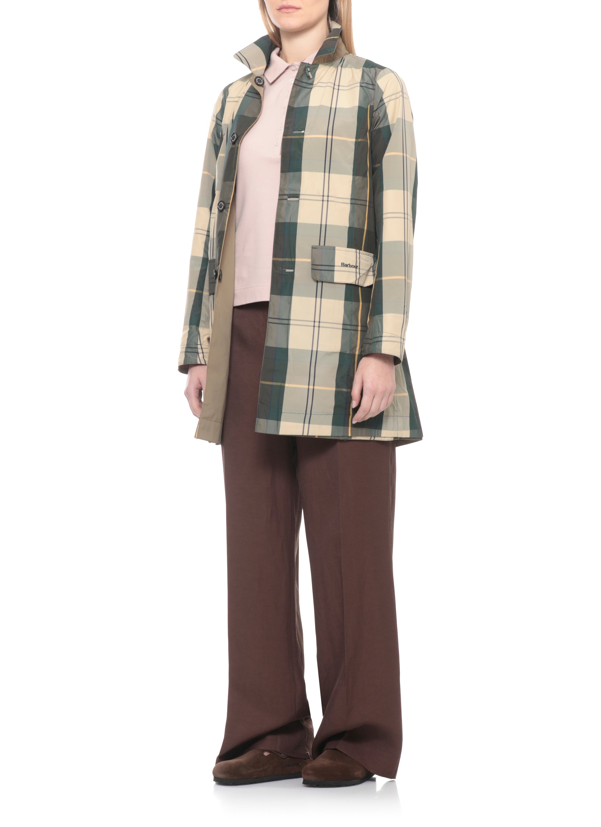 Barbour Coats Green Polyester
