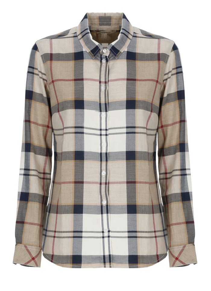 Barbour Shirts Beige Cotton