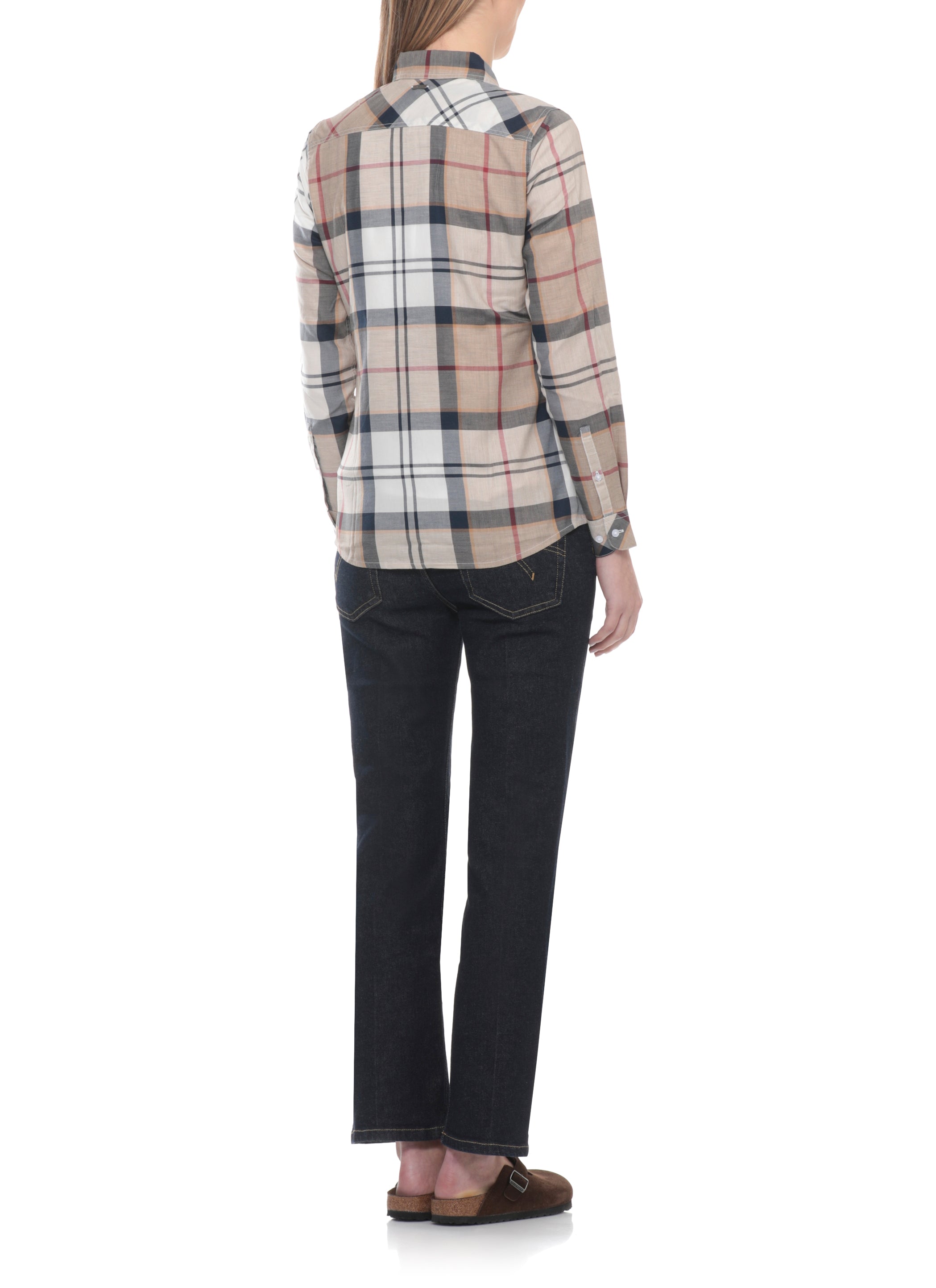 Barbour Shirts Beige Cotton