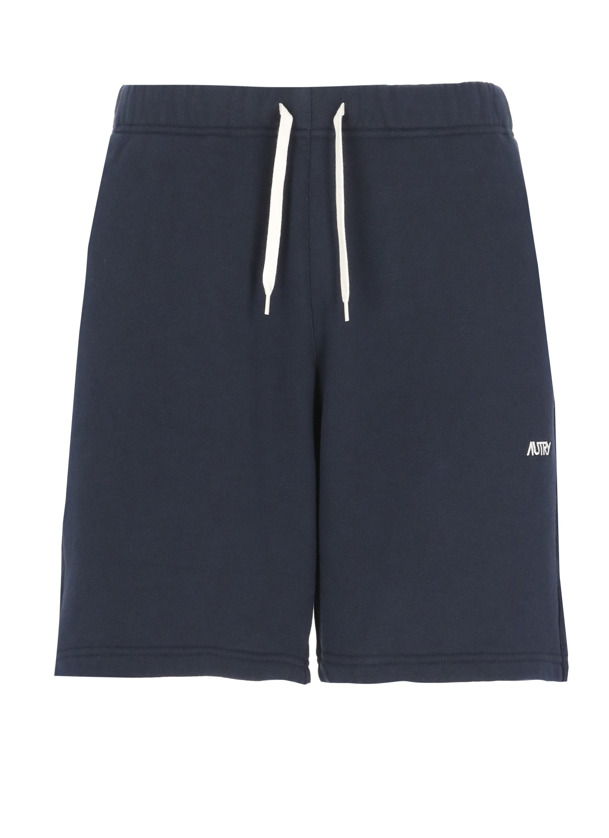 AUTRY Shorts Blue Cotton