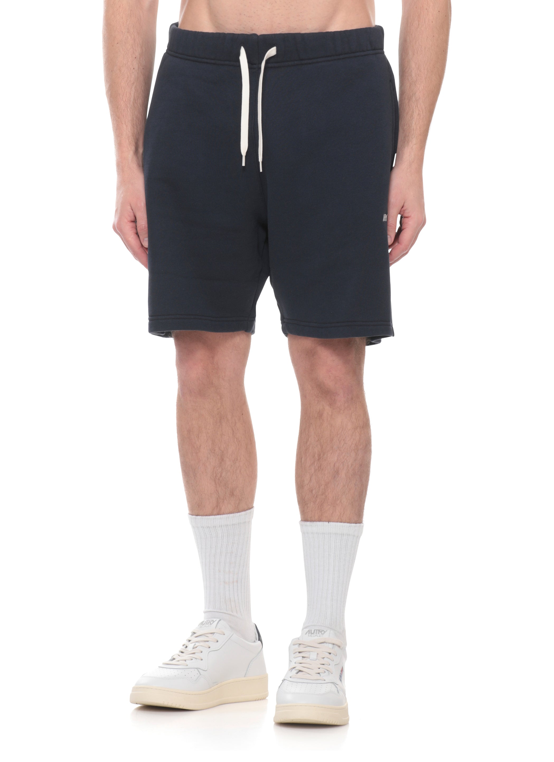 AUTRY Shorts Blue Cotton