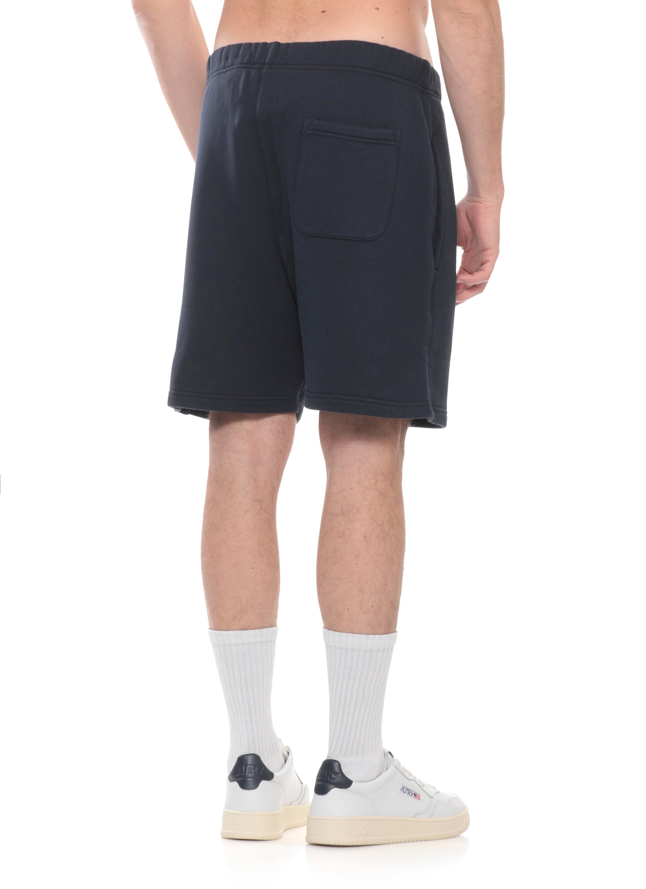 AUTRY Shorts Blue Cotton