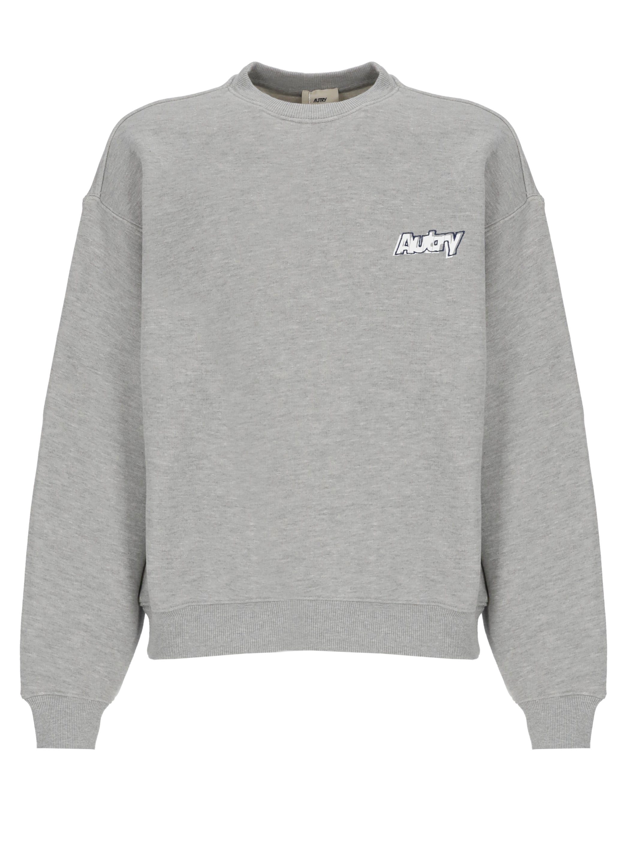 AUTRY Sweaters Grey Cotton