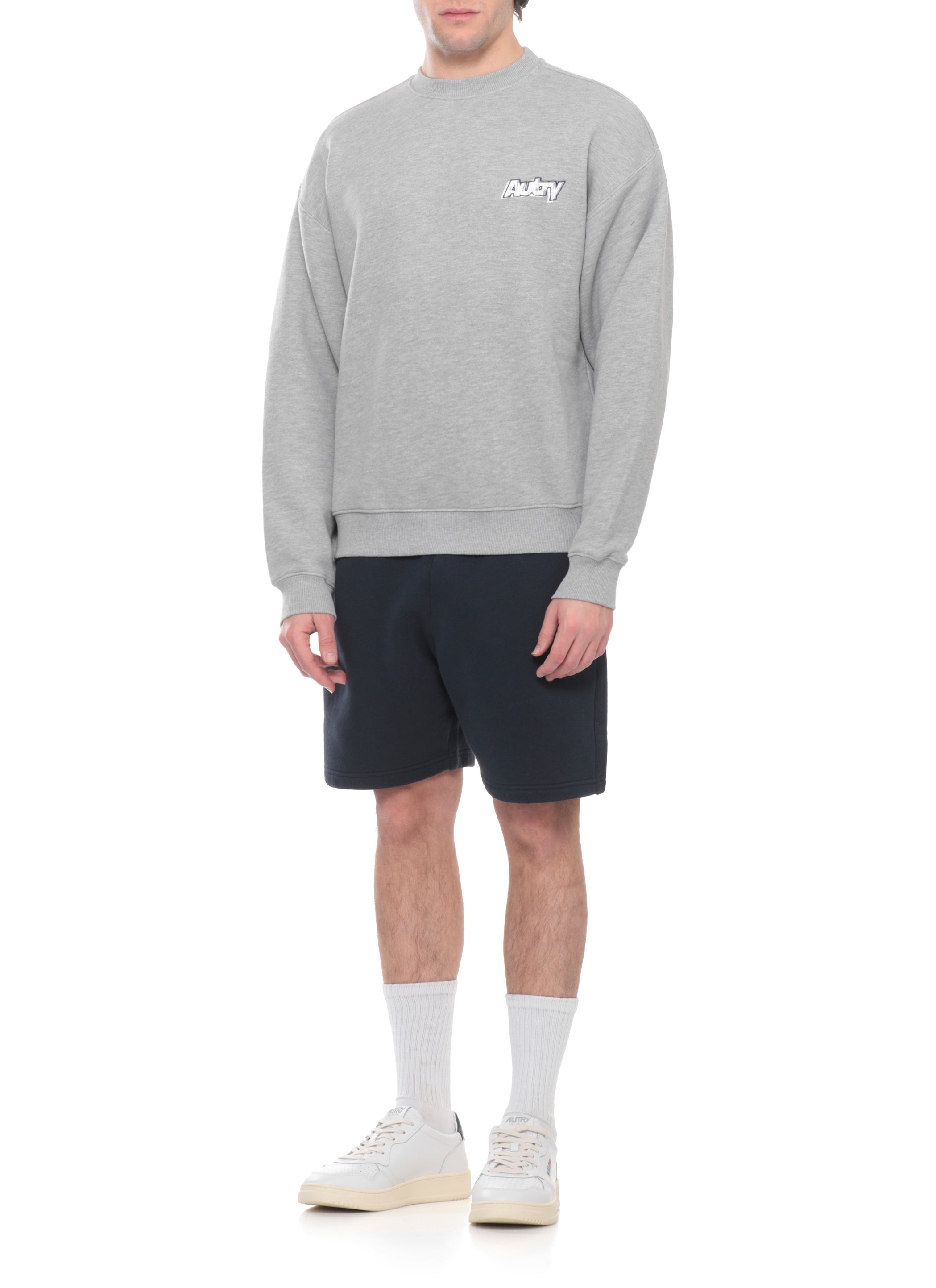 AUTRY Sweaters Grey Cotton