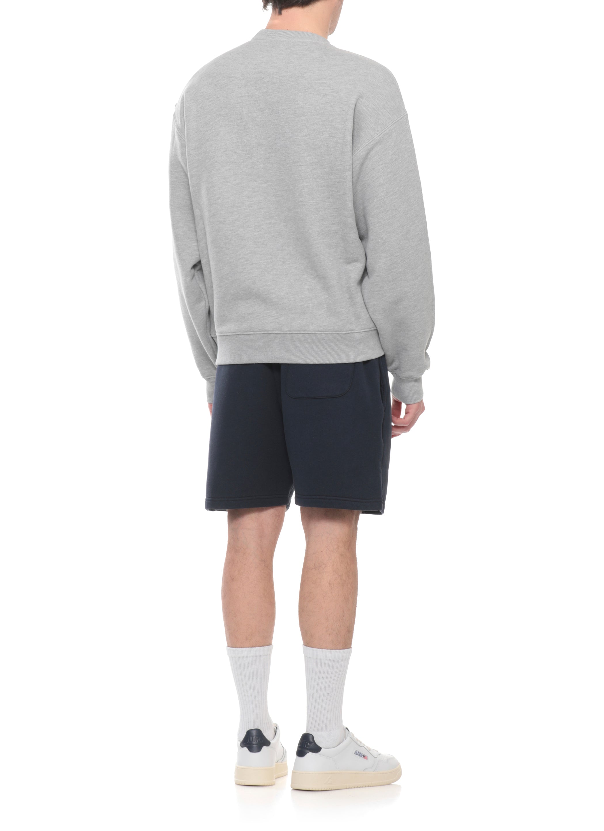AUTRY Sweaters Grey Cotton