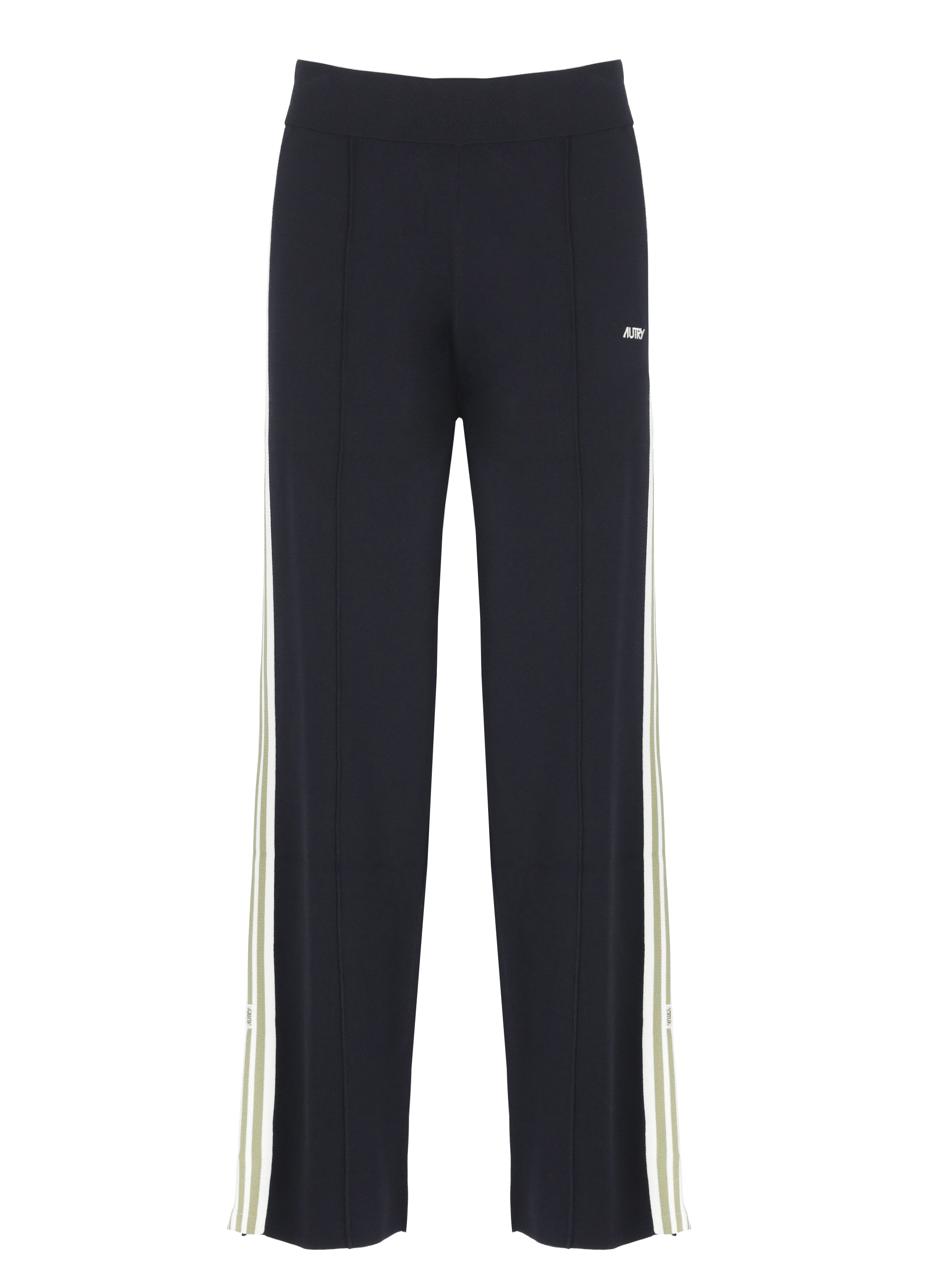 AUTRY Trousers Black Viscose Polyamide