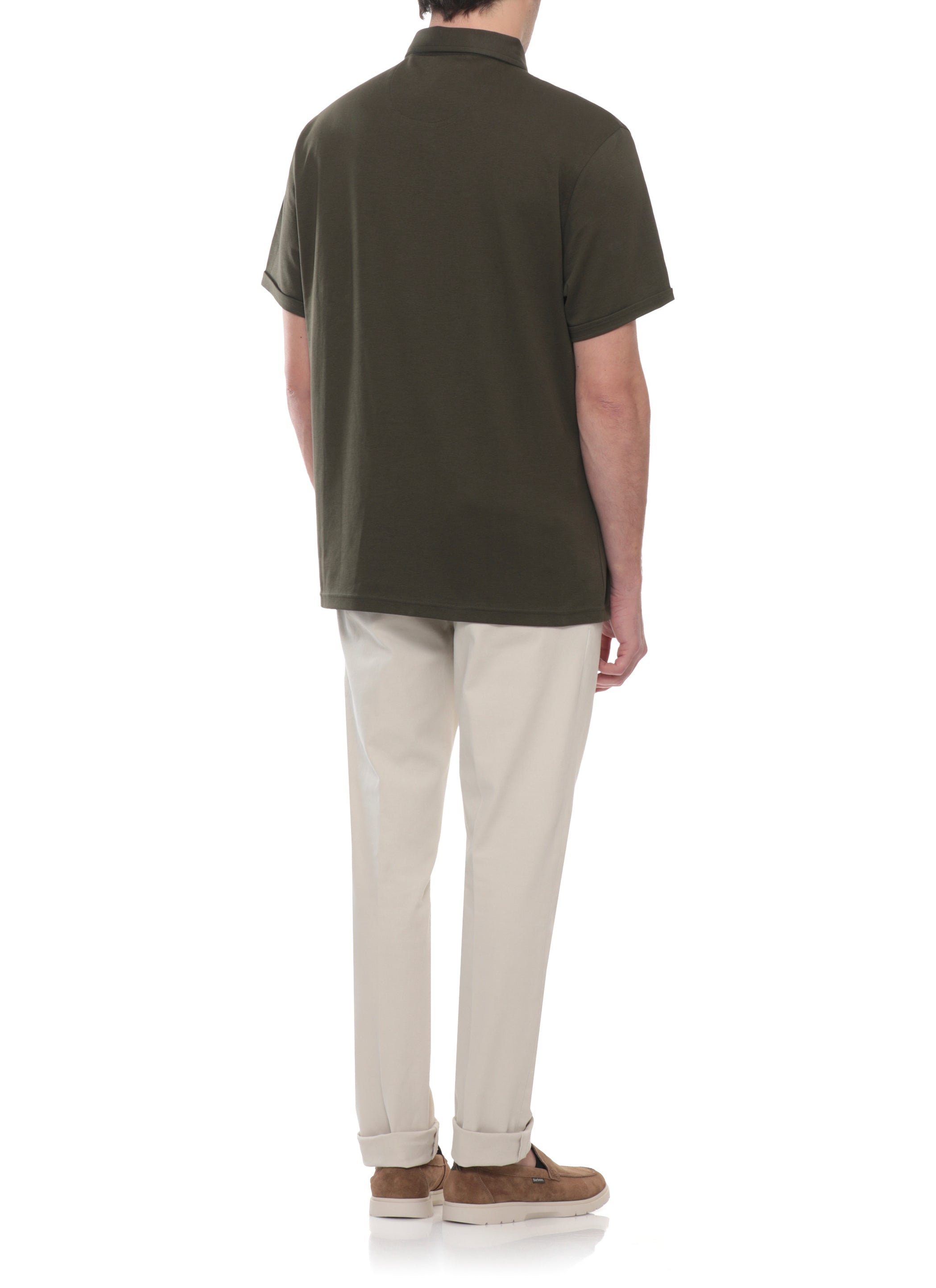 Barbour T-shirts and Polos Green Cotton
