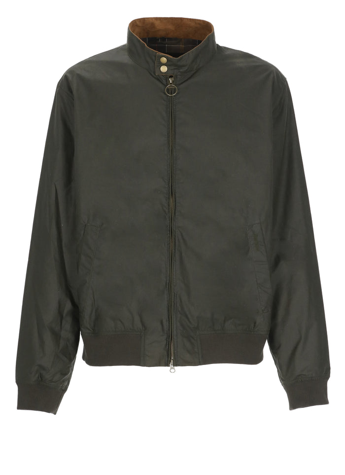 Barbour Coats Green Cotton