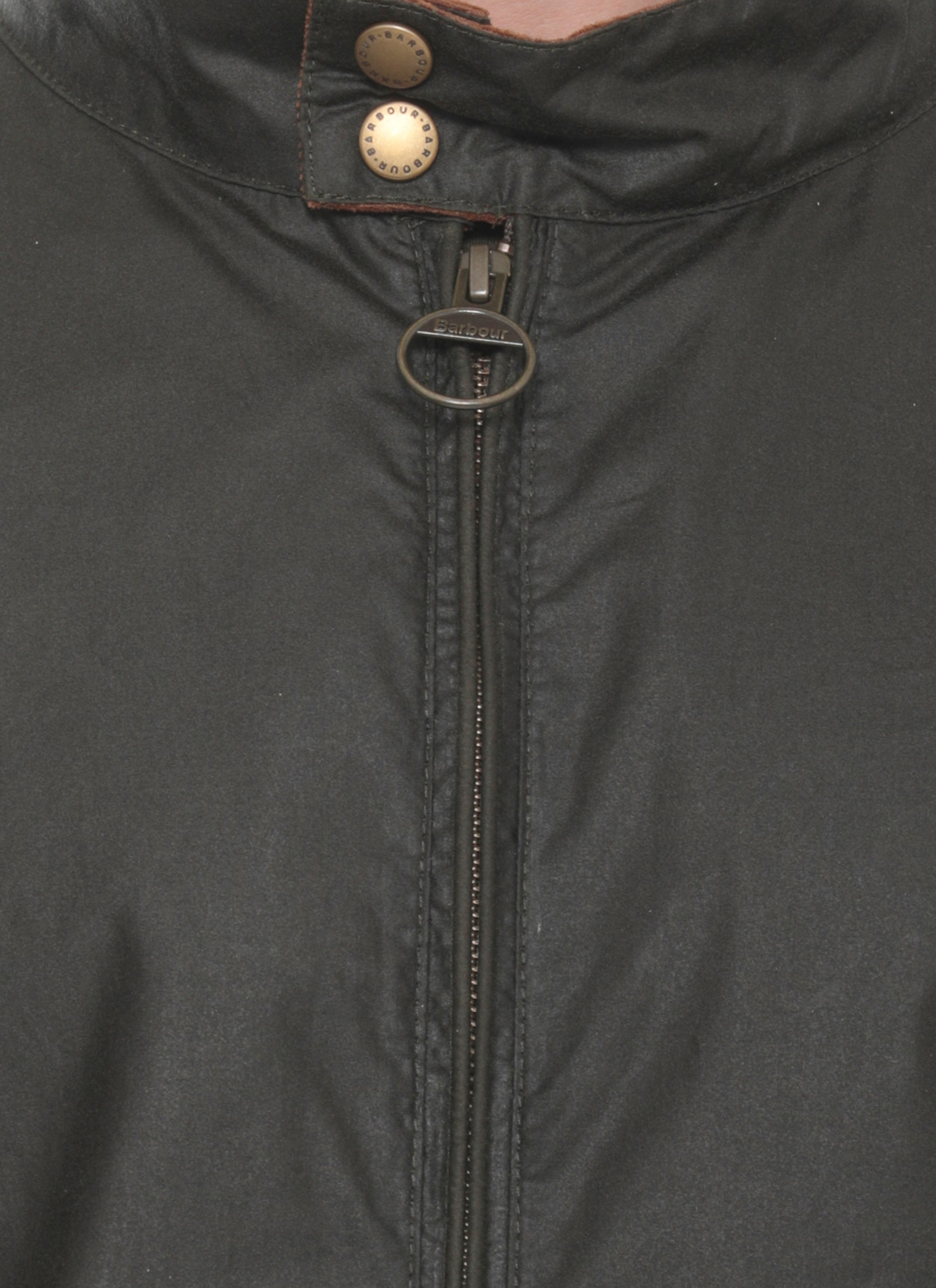 Barbour Coats Green Cotton