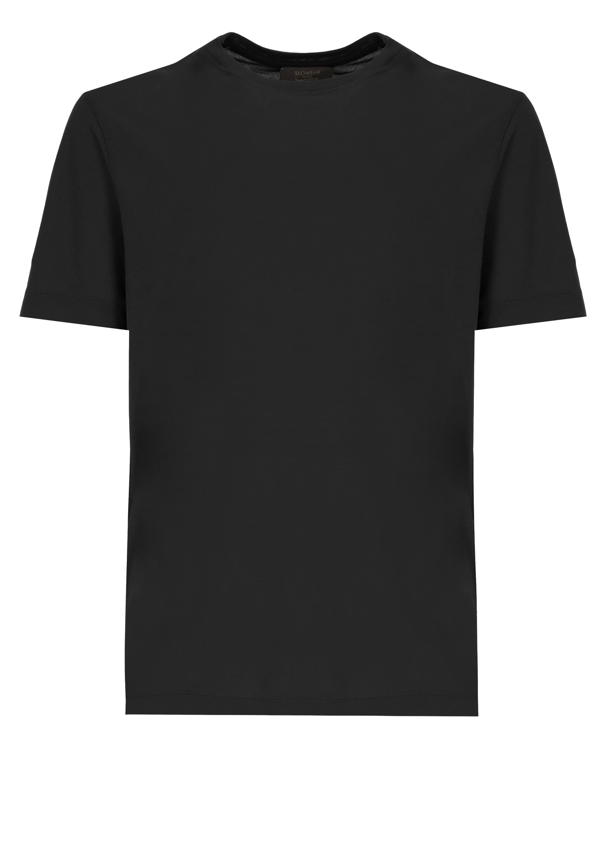 Zanone T-shirts and Polos Black Cotton