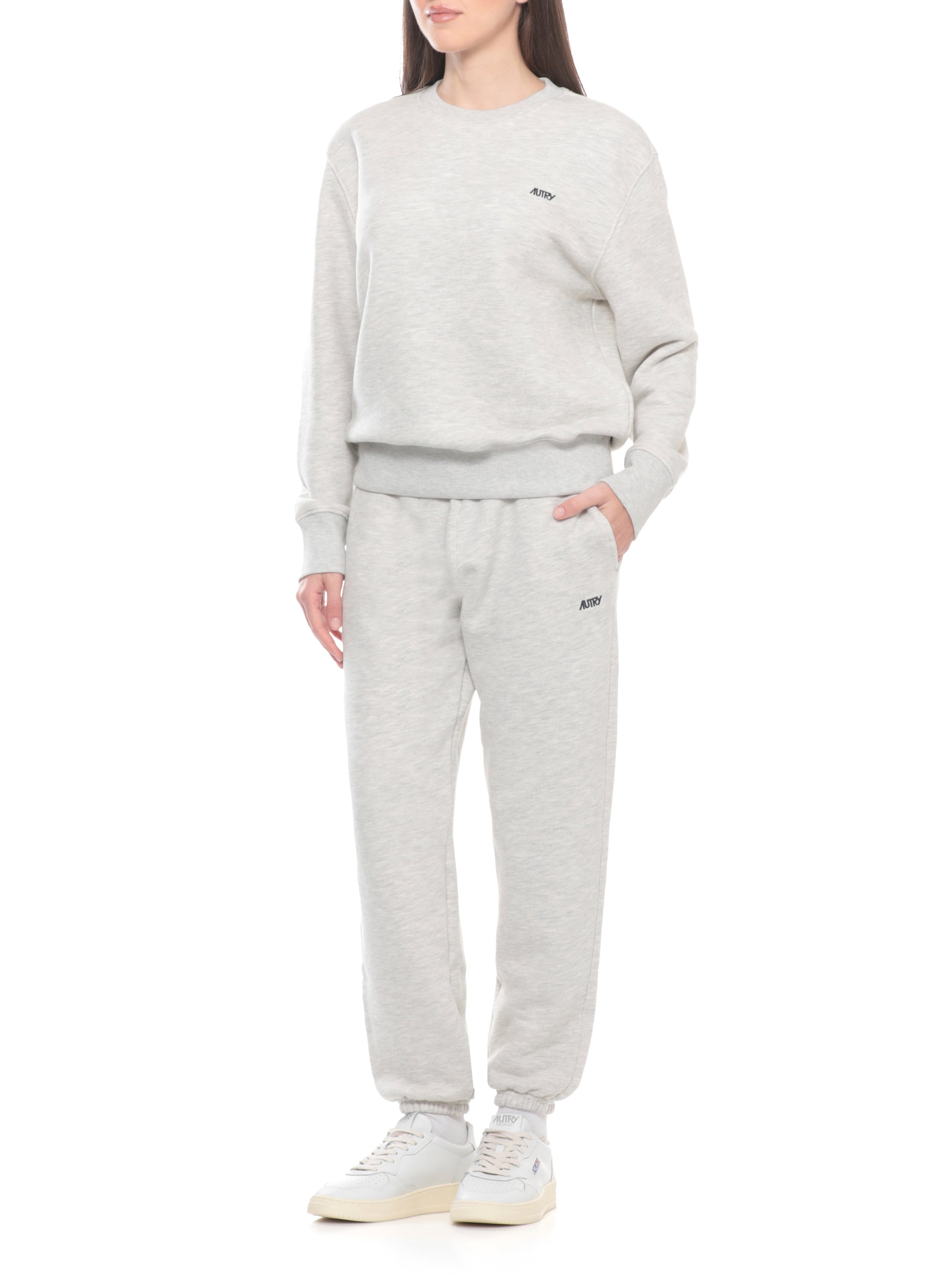 AUTRY Sweaters Grey Cotton Polyester