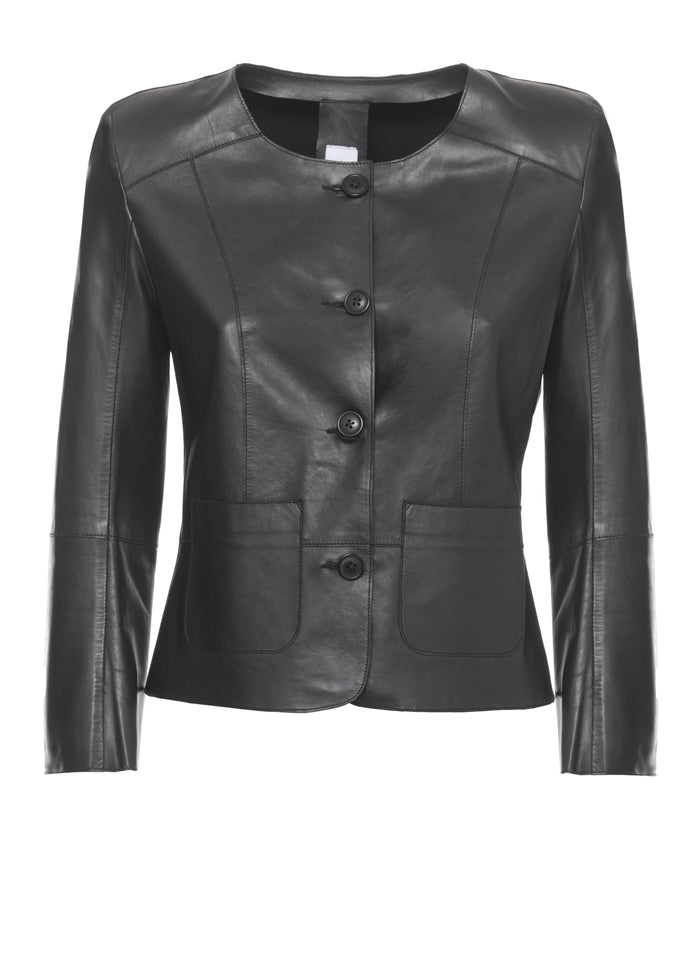 Bully Jackets Black Cow Leather