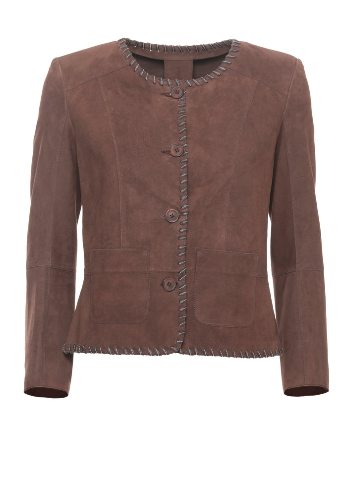 Bully Jackets Brown Cow Leather