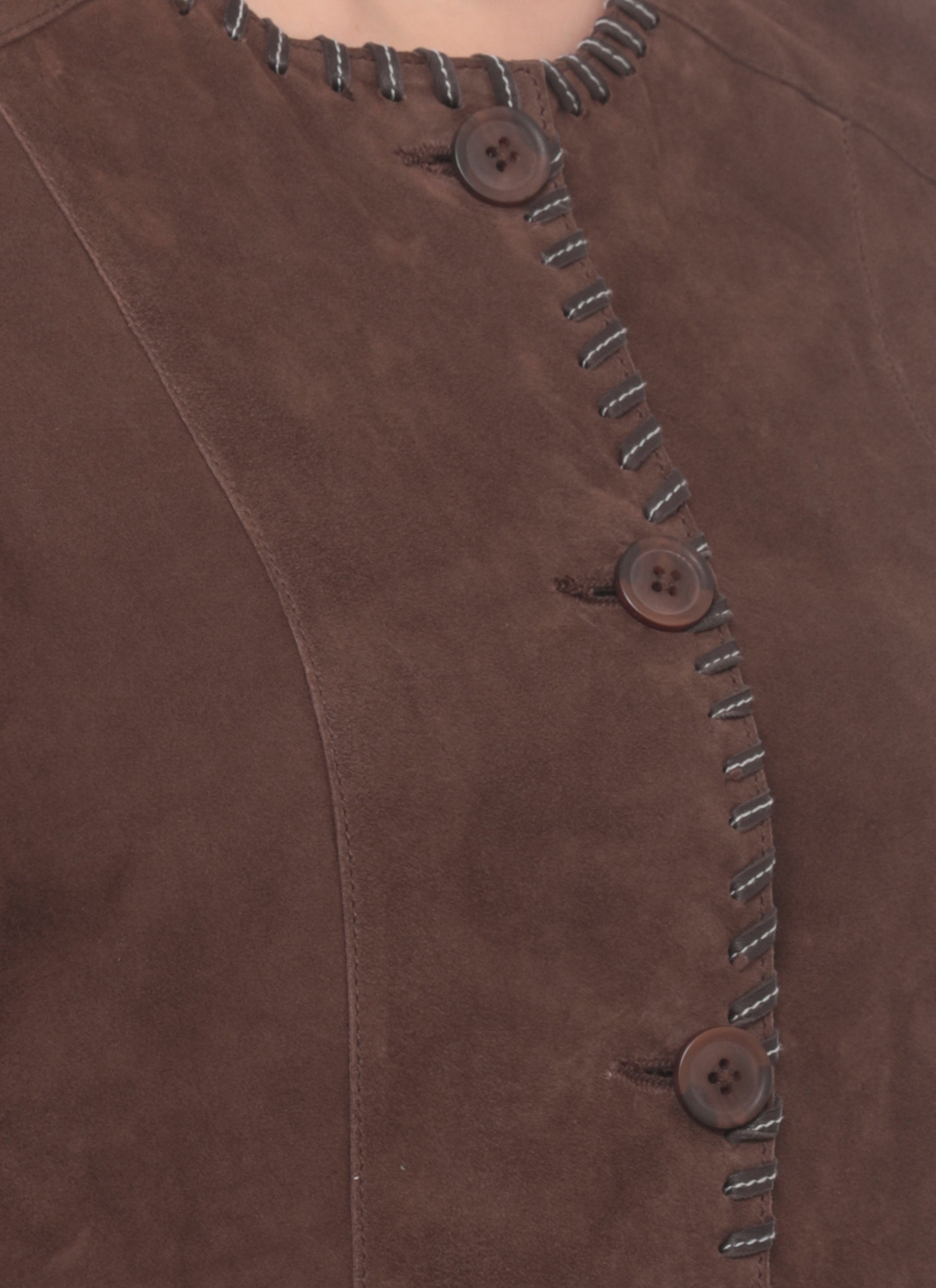 Bully Jackets Brown Cow Leather