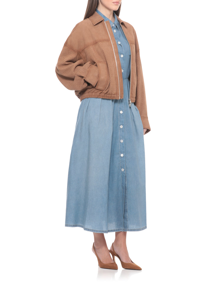 Bully Jackets Brown Cow Leather