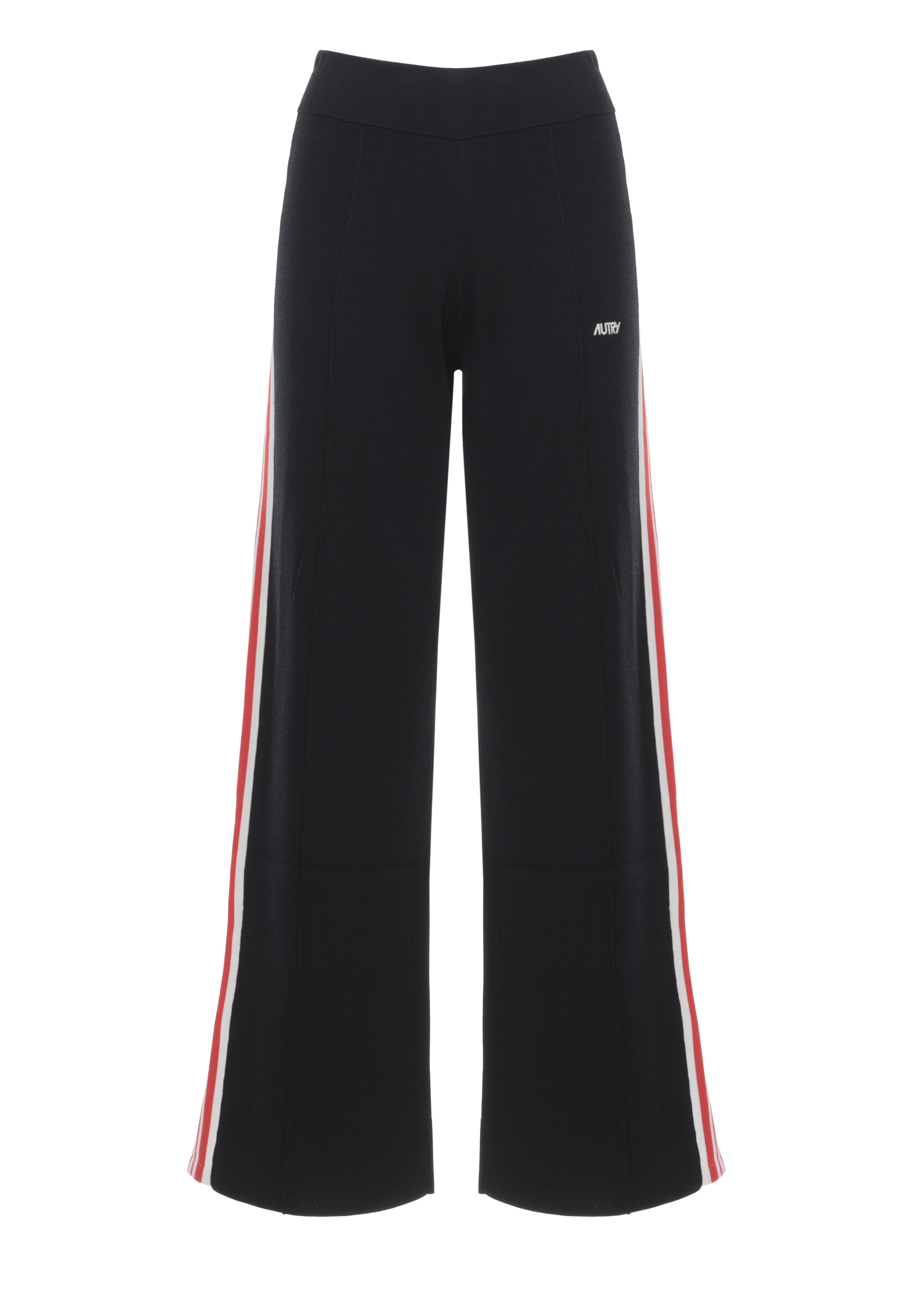 AUTRY Trousers Blue Viscose Polyamide