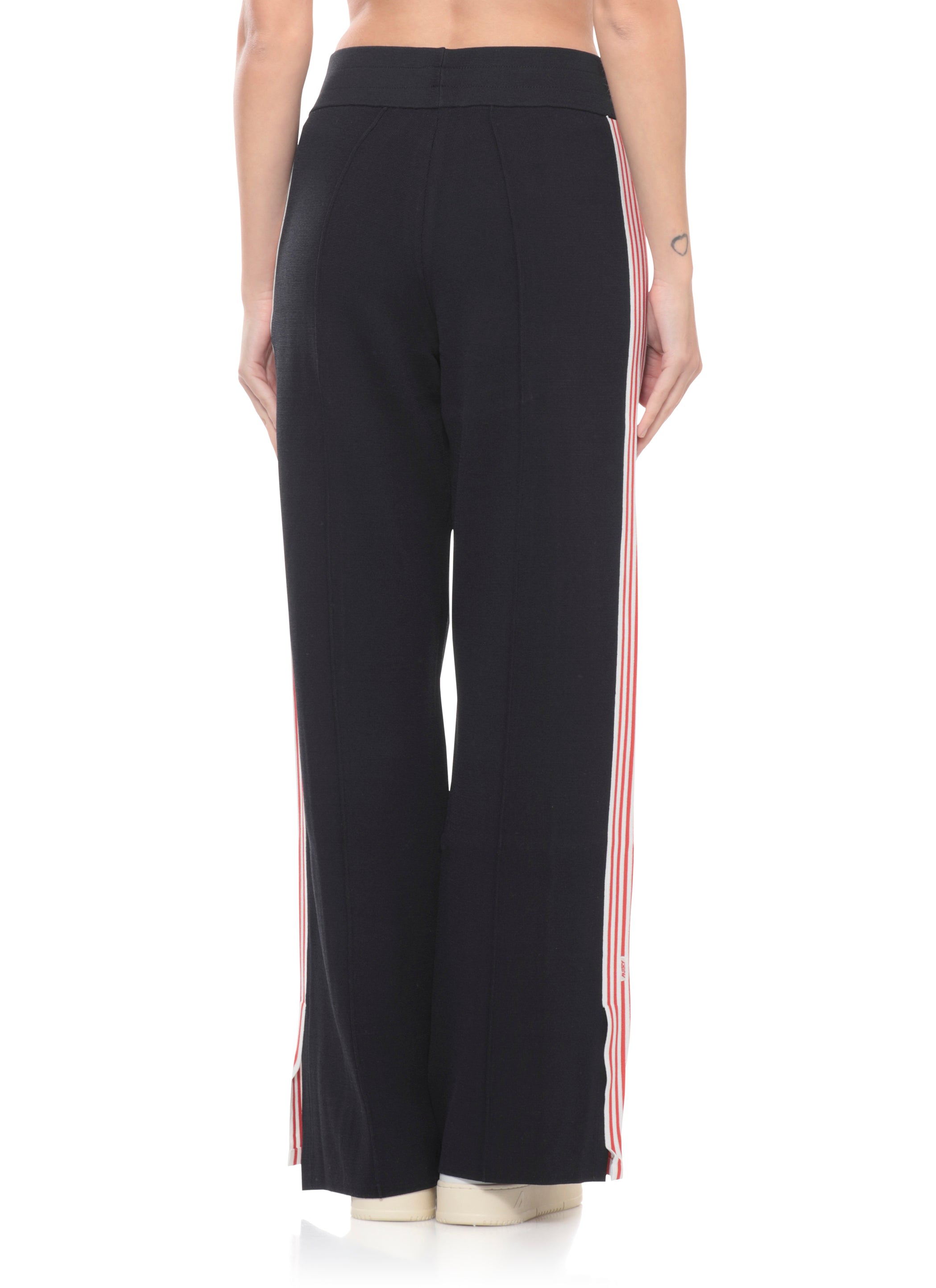 AUTRY Trousers Blue Viscose Polyamide