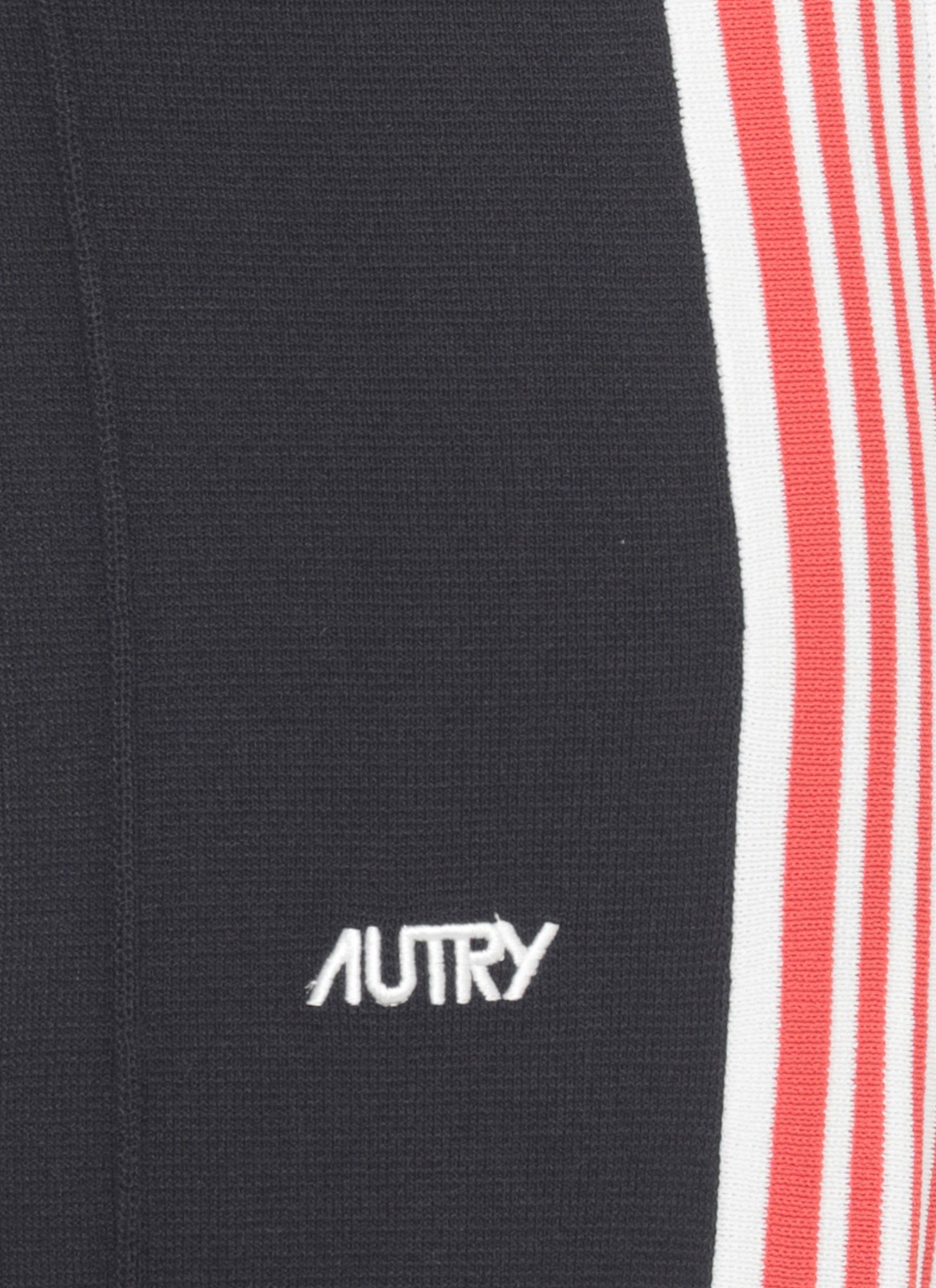 AUTRY Trousers Blue Viscose Polyamide