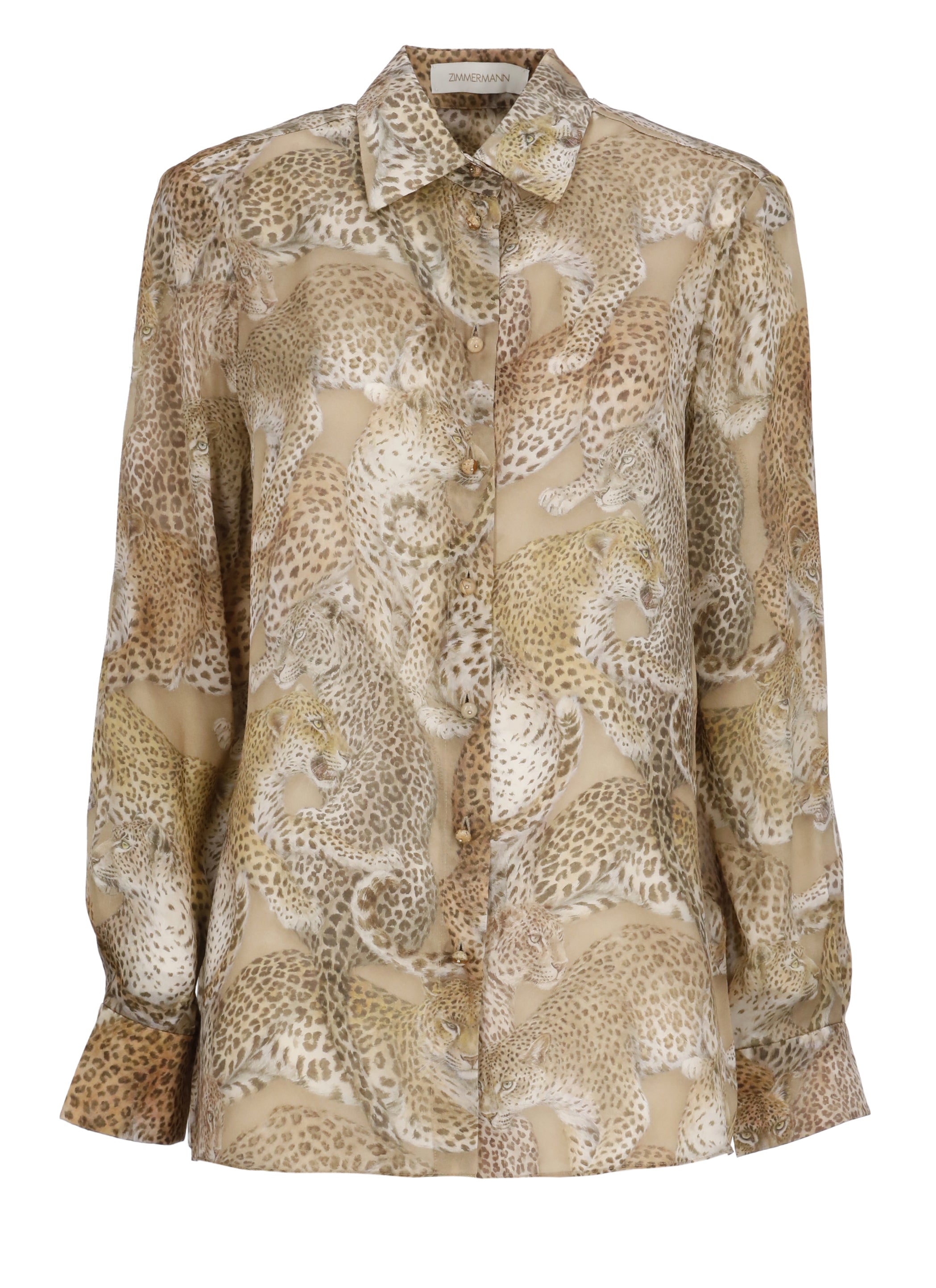Zimmermann Shirts Beige Silk