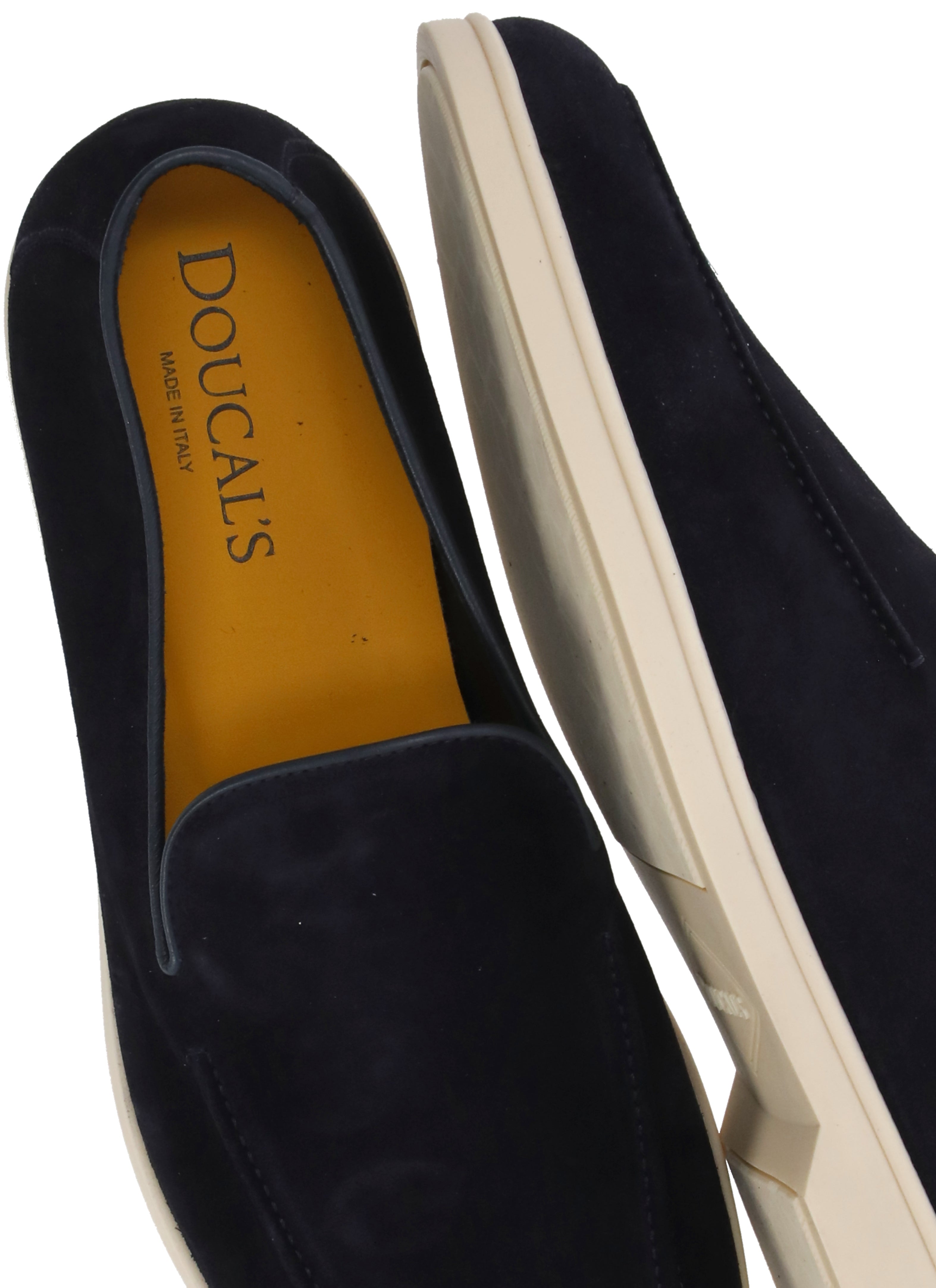Doucals Flat shoes Blue Cow Leather Sole: Rubber