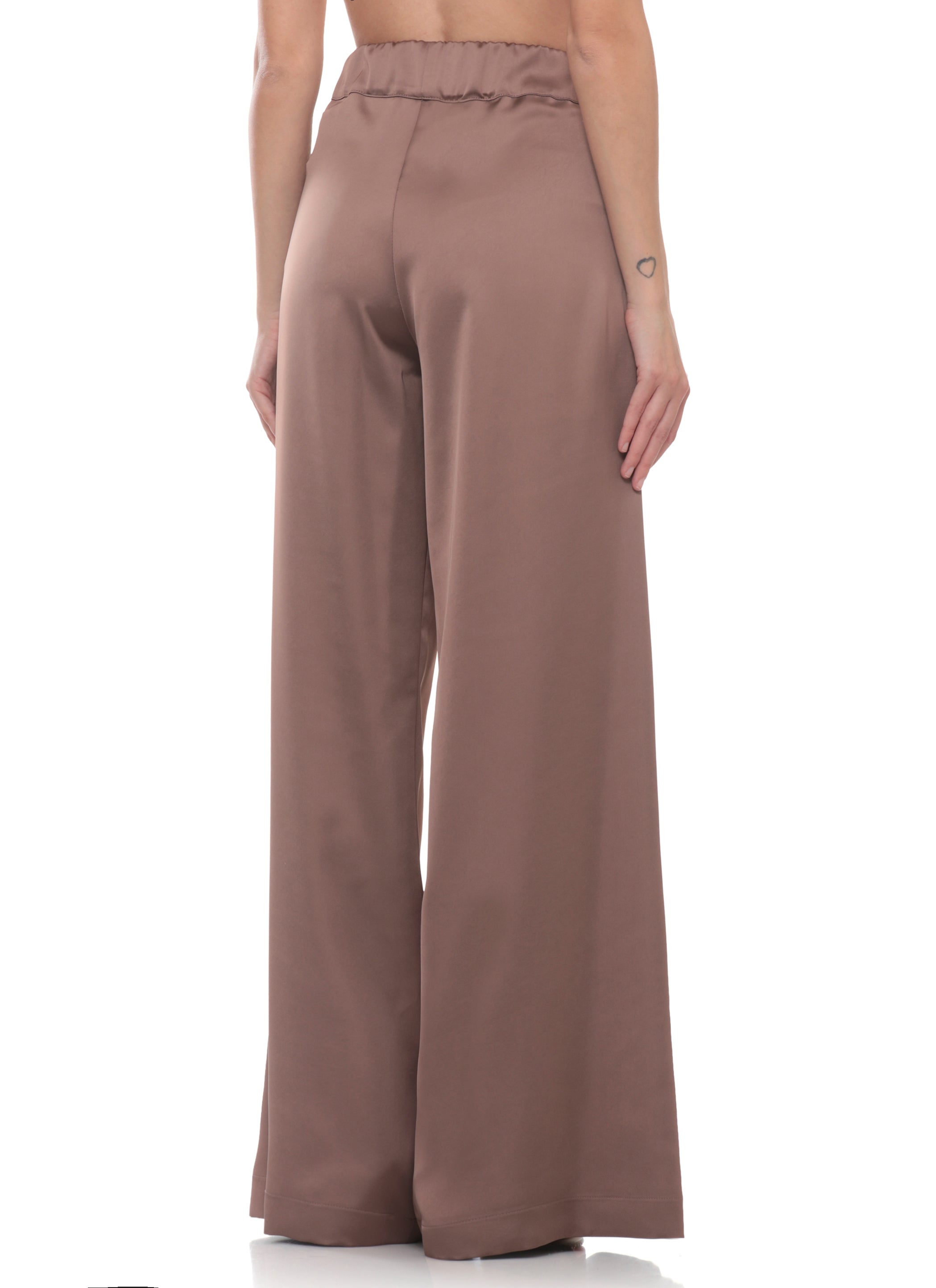 D.EXTERIOR Trousers Brown Polyester