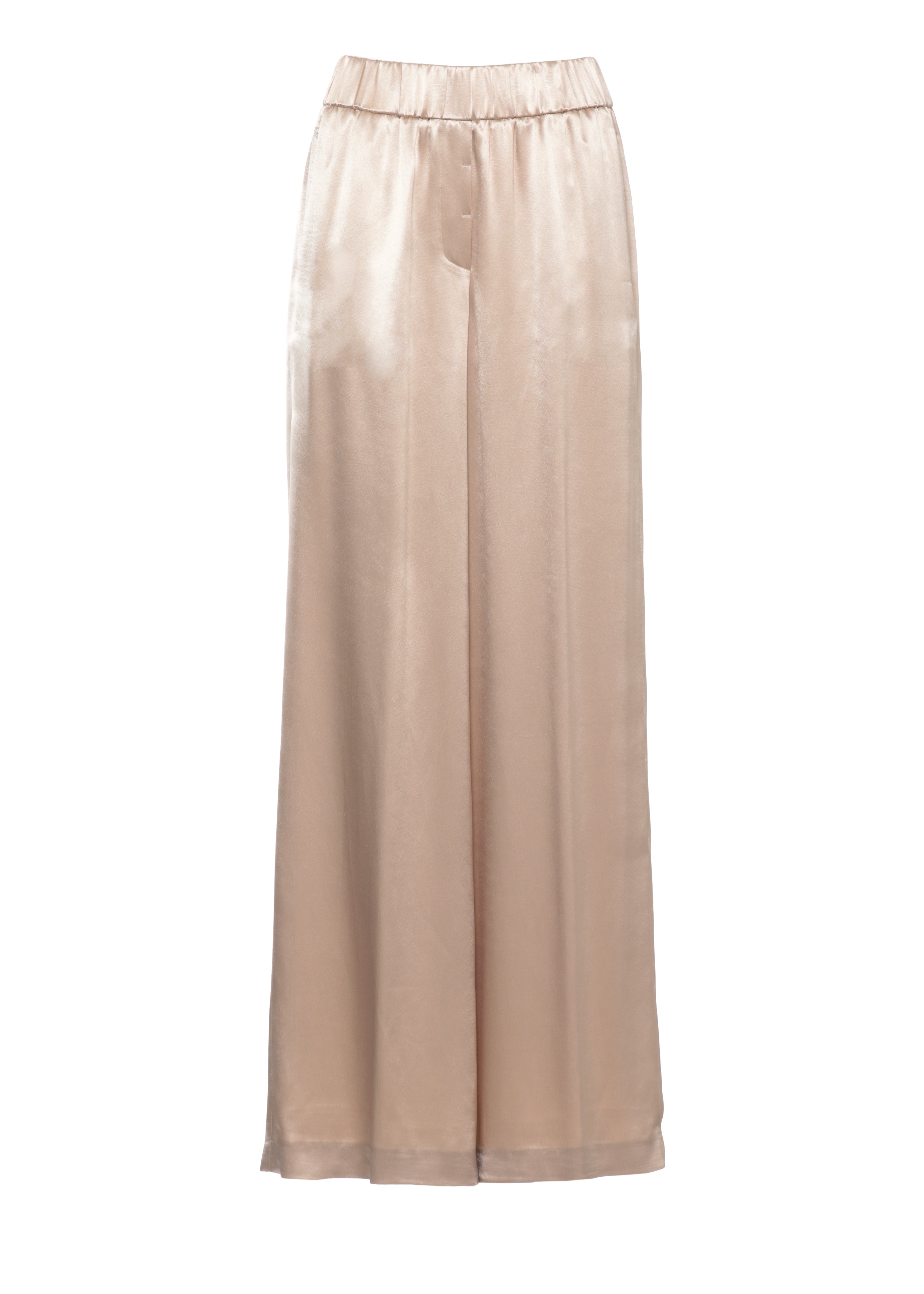 PESERICO AUREA Trousers Golden Viscose Lining: Acetate Cupro