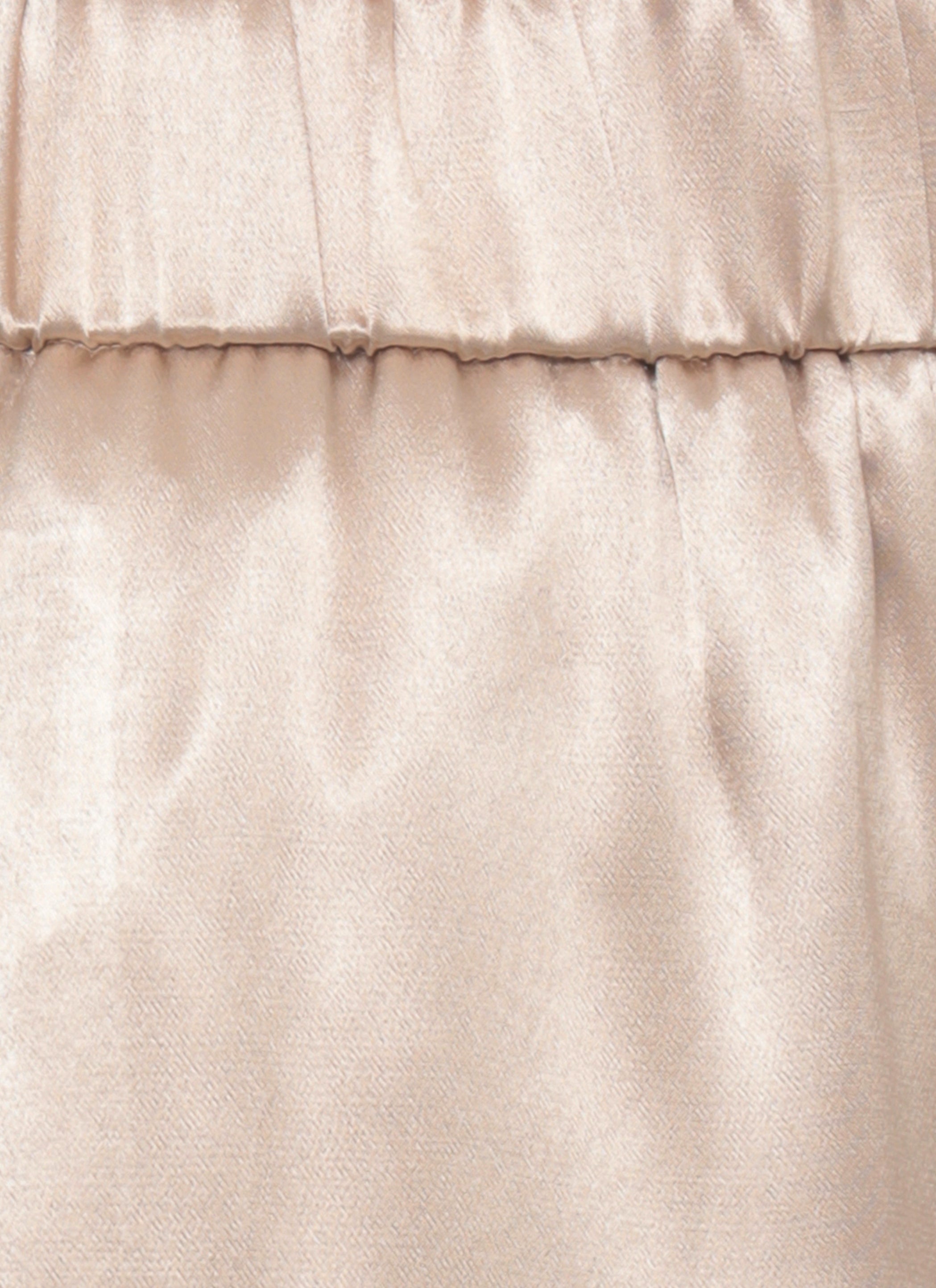 PESERICO AUREA Trousers Golden Viscose Lining: Acetate Cupro