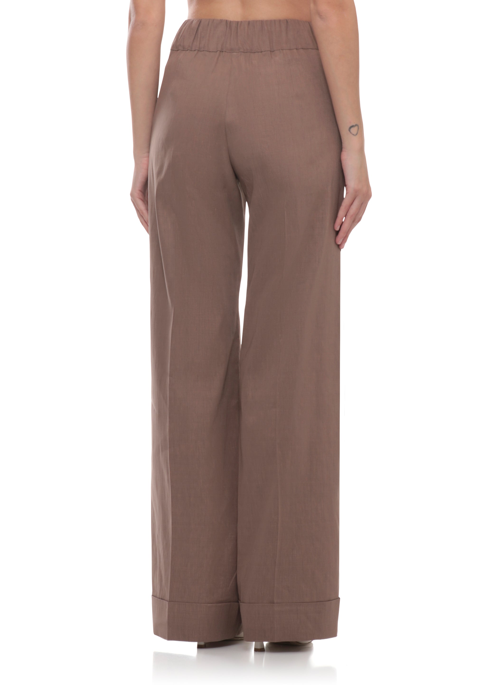 D.EXTERIOR Trousers Brown