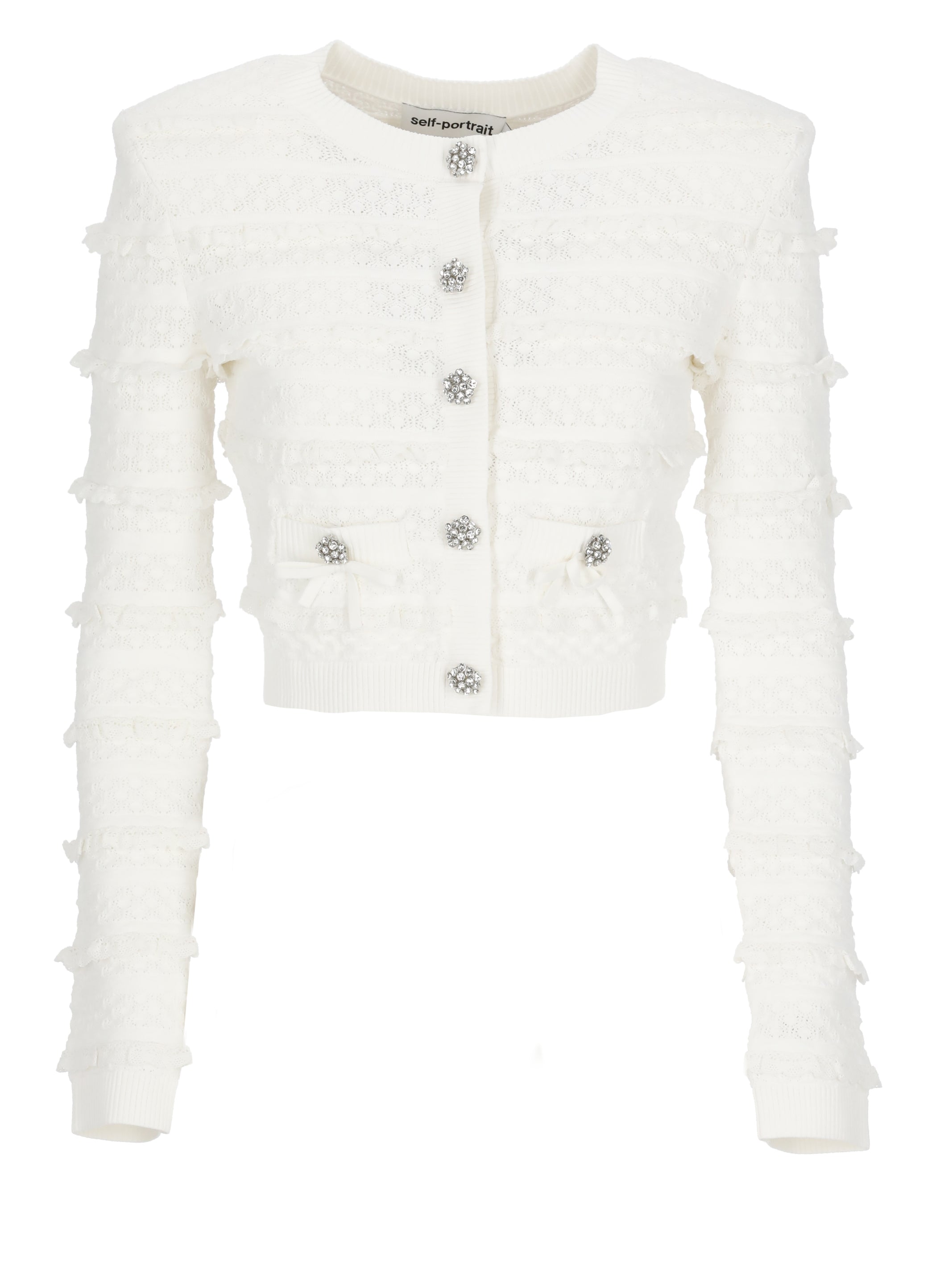 SELF PORTRAIT Sweaters White