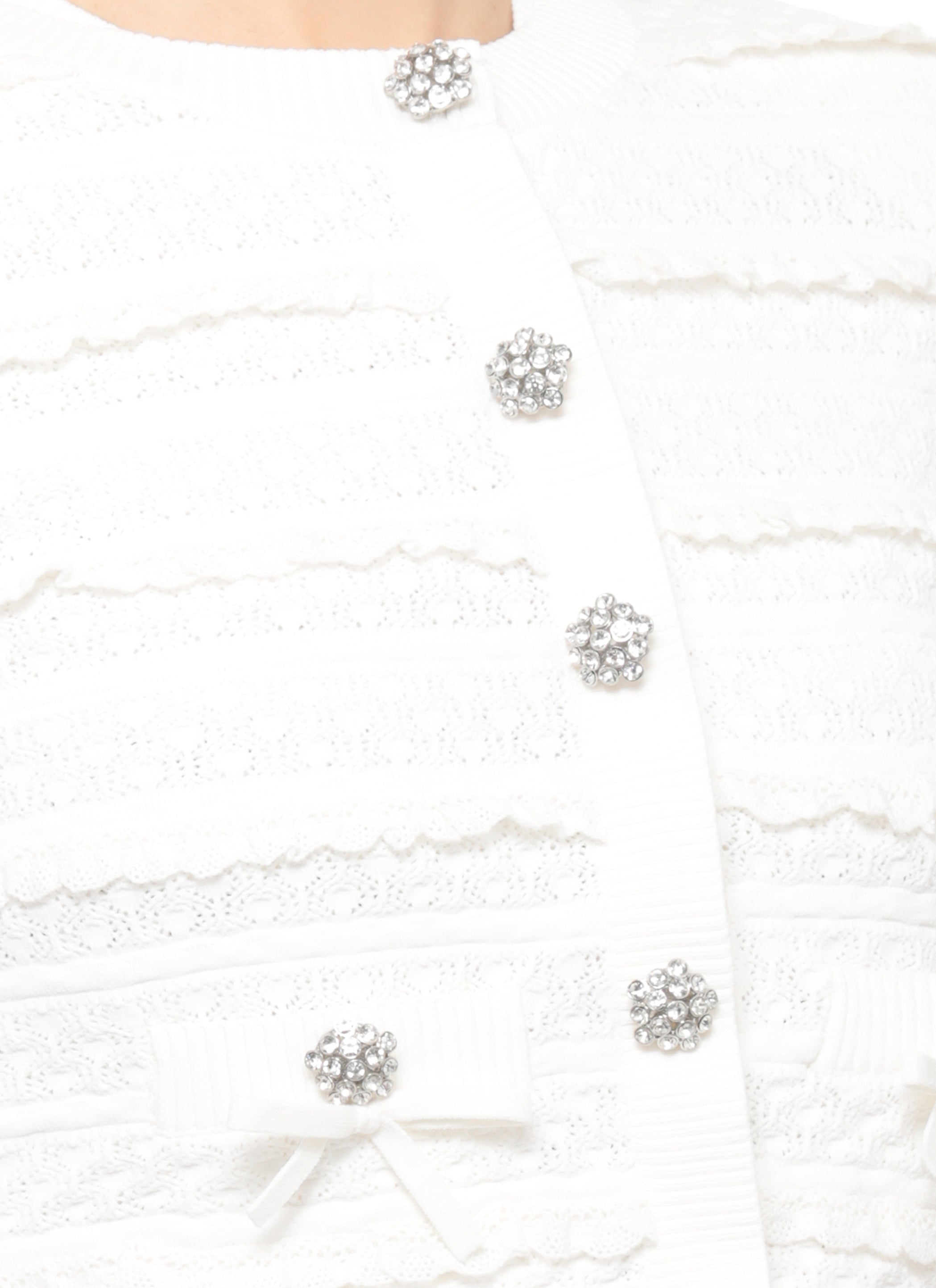 SELF PORTRAIT Sweaters White